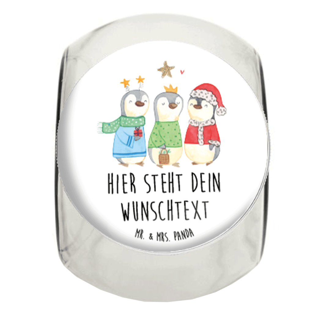 Personalisiertes Bonbonglas Winterzeit Heilige drei Könige Vorratsdose, Vorratsbehälter, Süßigkeitenglas, Süßigkeitendose, Kaffeedose, Müslidose, Teedose, Keksbehälter, Keksedose, Glasdose, Glasbälter, Vorratsglas, Küchenbehälter, Aufbewahrungsdose, Aufbewahungsglas, Gewürzdose, Küchenorganizer, Snackdose, Winter, Weihnachten, Weihnachtsdeko, Nikolaus, Advent, Heiligabend, Wintermotiv, Weihnachtsmann, Heilige drei Könige, Weihnachtstage, Weihnachtszeit