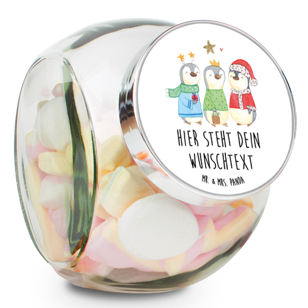 Personalisiertes Bonbonglas Winterzeit Heilige drei Könige Vorratsdose, Vorratsbehälter, Süßigkeitenglas, Süßigkeitendose, Kaffeedose, Müslidose, Teedose, Keksbehälter, Keksedose, Glasdose, Glasbälter, Vorratsglas, Küchenbehälter, Aufbewahrungsdose, Aufbewahungsglas, Gewürzdose, Küchenorganizer, Snackdose, Winter, Weihnachten, Weihnachtsdeko, Nikolaus, Advent, Heiligabend, Wintermotiv, Weihnachtsmann, Heilige drei Könige, Weihnachtstage, Weihnachtszeit