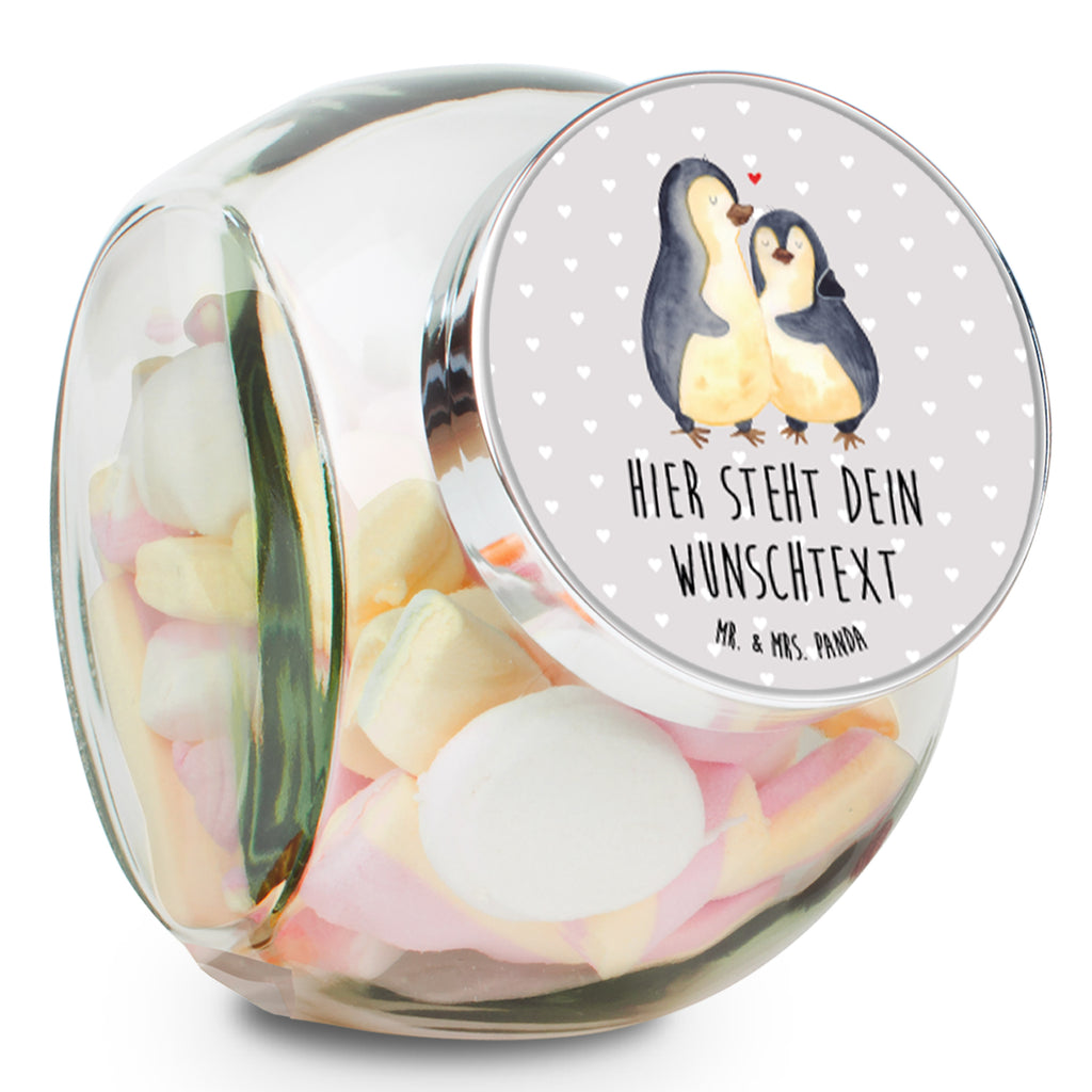 Personalisiertes Bonbonglas Pinguine Einschlafen Vorratsdose, Vorratsbehälter, Süßigkeitenglas, Süßigkeitendose, Kaffeedose, Müslidose, Teedose, Keksbehälter, Keksedose, Glasdose, Glasbälter, Vorratsglas, Küchenbehälter, Aufbewahrungsdose, Aufbewahungsglas, Gewürzdose, Küchenorganizer, Snackdose, Liebe, Partner, Freund, Freundin, Ehemann, Ehefrau, Heiraten, Verlobung, Heiratsantrag, Liebesgeschenk, Jahrestag, Hocheitstag, Valentinstag, Geschenk für Frauen, Hochzeitstag, Mitbringsel, Geschenk für Freundin, Geschenk für Partner, Liebesbeweis, für Männer, für Ehemann