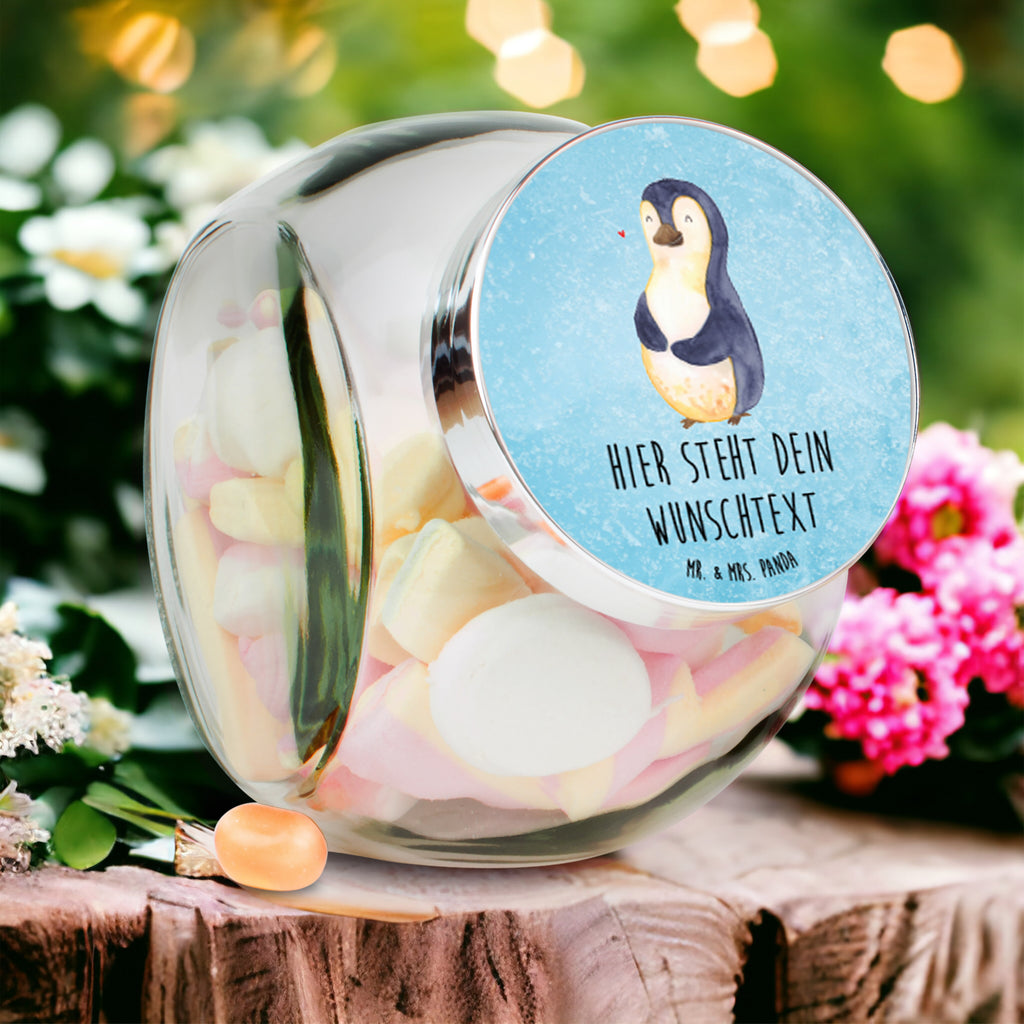 Personalisiertes Bonbonglas Pinguin Diät Vorratsdose, Vorratsbehälter, Süßigkeitenglas, Süßigkeitendose, Kaffeedose, Müslidose, Teedose, Keksbehälter, Keksedose, Glasdose, Glasbälter, Vorratsglas, Küchenbehälter, Aufbewahrungsdose, Aufbewahungsglas, Gewürzdose, Küchenorganizer, Snackdose, Pinguin, Pinguine, Diät, Abnehmen, Abspecken, Gewicht, Motivation, Selbstliebe, Körperliebe, Selbstrespekt