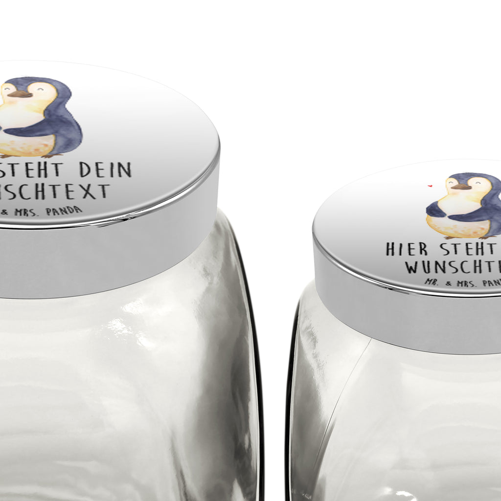 Personalisiertes Bonbonglas Pinguin Diät Vorratsdose, Vorratsbehälter, Süßigkeitenglas, Süßigkeitendose, Kaffeedose, Müslidose, Teedose, Keksbehälter, Keksedose, Glasdose, Glasbälter, Vorratsglas, Küchenbehälter, Aufbewahrungsdose, Aufbewahungsglas, Gewürzdose, Küchenorganizer, Snackdose, Pinguin, Pinguine, Diät, Abnehmen, Abspecken, Gewicht, Motivation, Selbstliebe, Körperliebe, Selbstrespekt