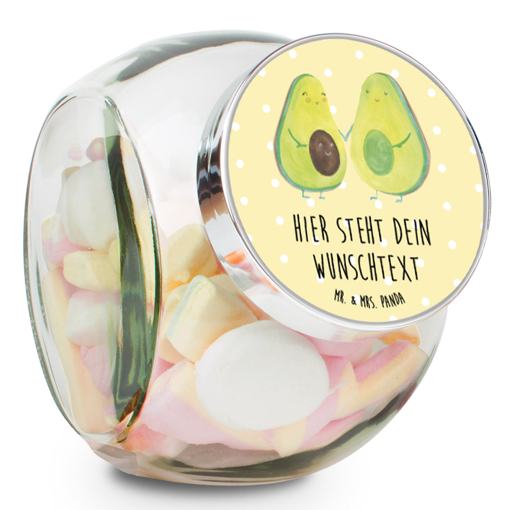 Personalisiertes Bonbonglas Avocado Pärchen Vorratsdose, Vorratsbehälter, Süßigkeitenglas, Süßigkeitendose, Kaffeedose, Müslidose, Teedose, Keksbehälter, Keksedose, Glasdose, Glasbälter, Vorratsglas, Küchenbehälter, Aufbewahrungsdose, Aufbewahungsglas, Gewürzdose, Küchenorganizer, Snackdose, Avocado, Veggie, Vegan, Gesund, Avocuddle, Liebe, Schwangerschaft, Familie, Babyshower, Babyparty, Hochzeit, Kinder, Avocados, Geburt