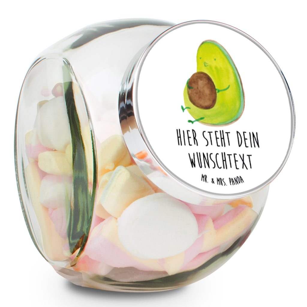 Personalisiertes Bonbonglas Avocado pfeift Vorratsdose, Vorratsbehälter, Süßigkeitenglas, Süßigkeitendose, Kaffeedose, Müslidose, Teedose, Keksbehälter, Keksedose, Glasdose, Glasbälter, Vorratsglas, Küchenbehälter, Aufbewahrungsdose, Aufbewahungsglas, Gewürzdose, Küchenorganizer, Snackdose, Avocado, Veggie, Vegan, Gesund, Diät, Abnehmen, Ernährung, dick sein