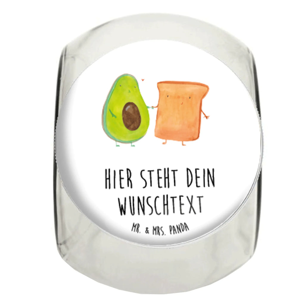 Personalisiertes Bonbonglas Avocado + Toast Vorratsdose, Vorratsbehälter, Süßigkeitenglas, Süßigkeitendose, Kaffeedose, Müslidose, Teedose, Keksbehälter, Keksedose, Glasdose, Glasbälter, Vorratsglas, Küchenbehälter, Aufbewahrungsdose, Aufbewahungsglas, Gewürzdose, Küchenorganizer, Snackdose, Avocado, Veggie, Vegan, Gesund, Toast, Toastbrot, Liebespaar, Pärchen, Freund, Freundin, Verlobt, Verlobungsparty, Hochzeit, Hochzeitsgeschenk, Jahrestag, Jahrestagsgeschenk