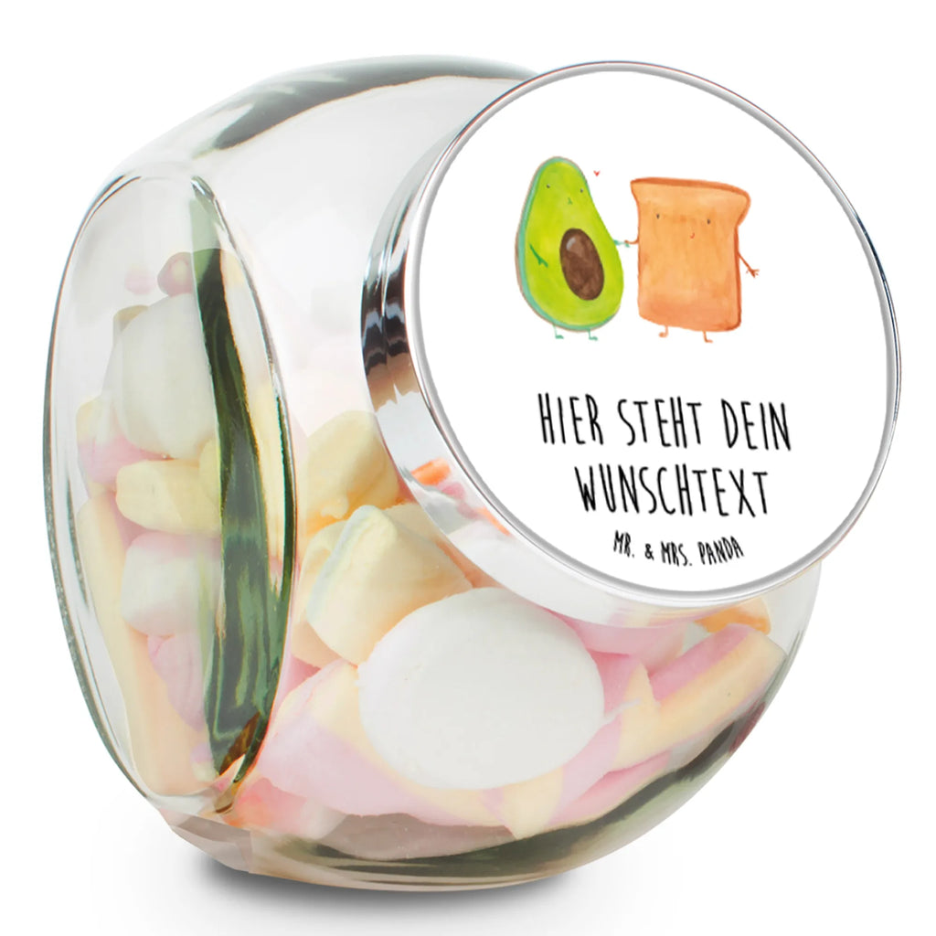 Personalisiertes Bonbonglas Avocado + Toast Vorratsdose, Vorratsbehälter, Süßigkeitenglas, Süßigkeitendose, Kaffeedose, Müslidose, Teedose, Keksbehälter, Keksedose, Glasdose, Glasbälter, Vorratsglas, Küchenbehälter, Aufbewahrungsdose, Aufbewahungsglas, Gewürzdose, Küchenorganizer, Snackdose, Avocado, Veggie, Vegan, Gesund, Toast, Toastbrot, Liebespaar, Pärchen, Freund, Freundin, Verlobt, Verlobungsparty, Hochzeit, Hochzeitsgeschenk, Jahrestag, Jahrestagsgeschenk