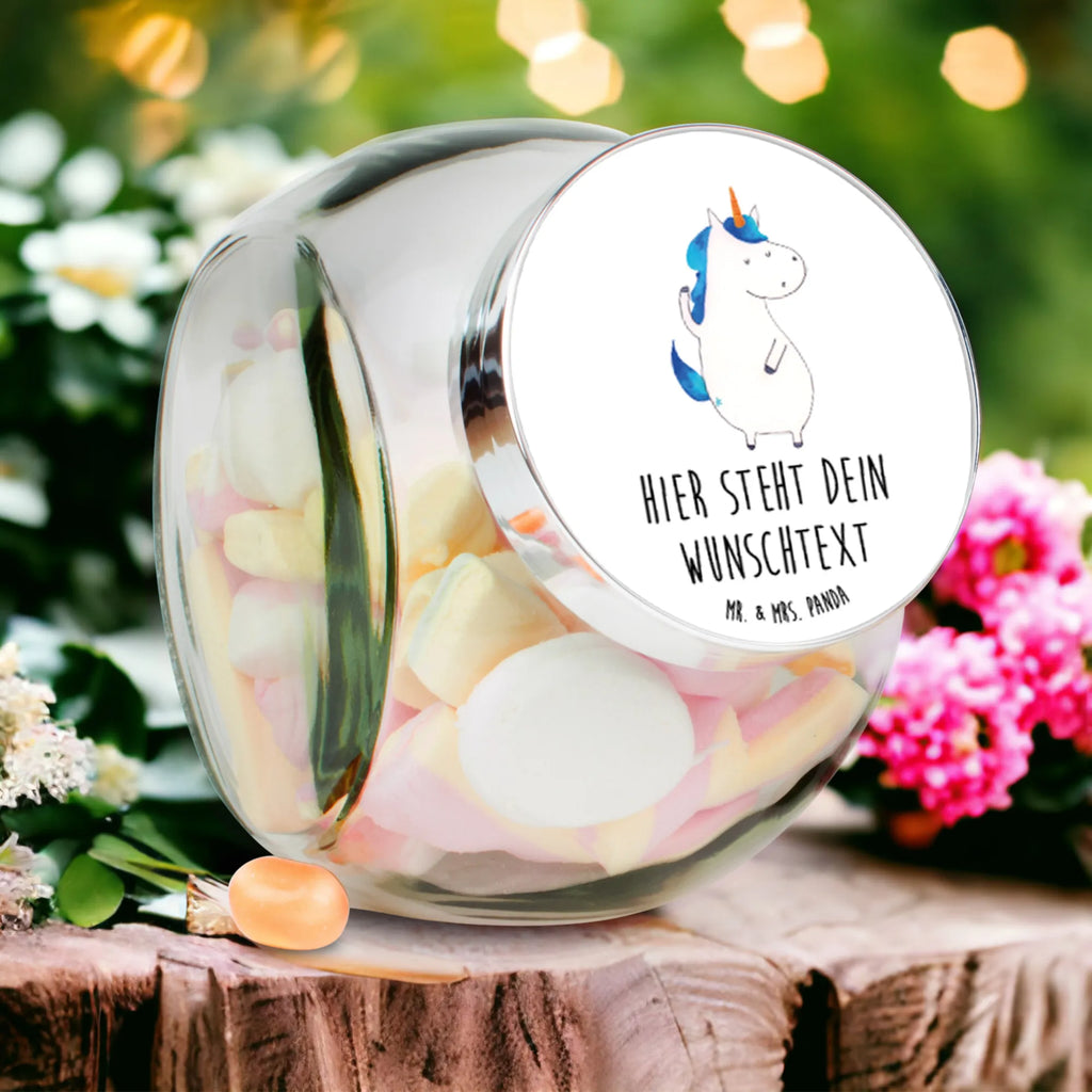 Personalisiertes Bonbonglas Einhorn Mann Vorratsdose, Vorratsbehälter, Süßigkeitenglas, Süßigkeitendose, Kaffeedose, Müslidose, Teedose, Keksbehälter, Keksedose, Glasdose, Glasbälter, Vorratsglas, Küchenbehälter, Aufbewahrungsdose, Aufbewahungsglas, Gewürzdose, Küchenorganizer, Snackdose, Einhorn, Einhörner, Einhorn Deko, Pegasus, Unicorn, cool, Mann, Freundin, Familie, bester Freund, BFF, Party, hübsch, beste