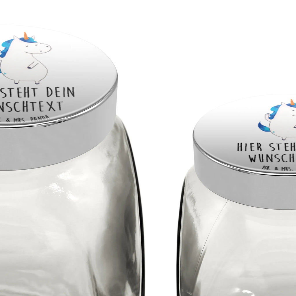 Personalisiertes Bonbonglas Einhorn Mann Vorratsdose, Vorratsbehälter, Süßigkeitenglas, Süßigkeitendose, Kaffeedose, Müslidose, Teedose, Keksbehälter, Keksedose, Glasdose, Glasbälter, Vorratsglas, Küchenbehälter, Aufbewahrungsdose, Aufbewahungsglas, Gewürzdose, Küchenorganizer, Snackdose, Einhorn, Einhörner, Einhorn Deko, Pegasus, Unicorn, cool, Mann, Freundin, Familie, bester Freund, BFF, Party, hübsch, beste