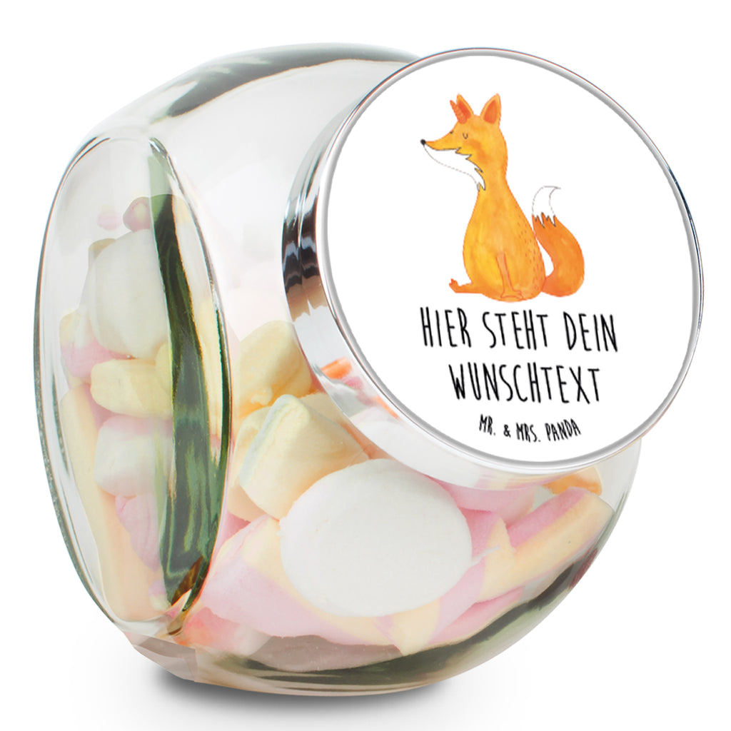 Personalisiertes Bonbonglas Fuchshörnchen Vorratsdose, Vorratsbehälter, Süßigkeitenglas, Süßigkeitendose, Kaffeedose, Müslidose, Teedose, Keksbehälter, Keksedose, Glasdose, Glasbälter, Vorratsglas, Küchenbehälter, Aufbewahrungsdose, Aufbewahungsglas, Gewürzdose, Küchenorganizer, Snackdose, Einhorn, Einhörner, Einhorn Deko, Pegasus, Unicorn, Fuchs, Unicorns, Fuchshörnchen, Fuchshorn, Foxycorn, Füchse