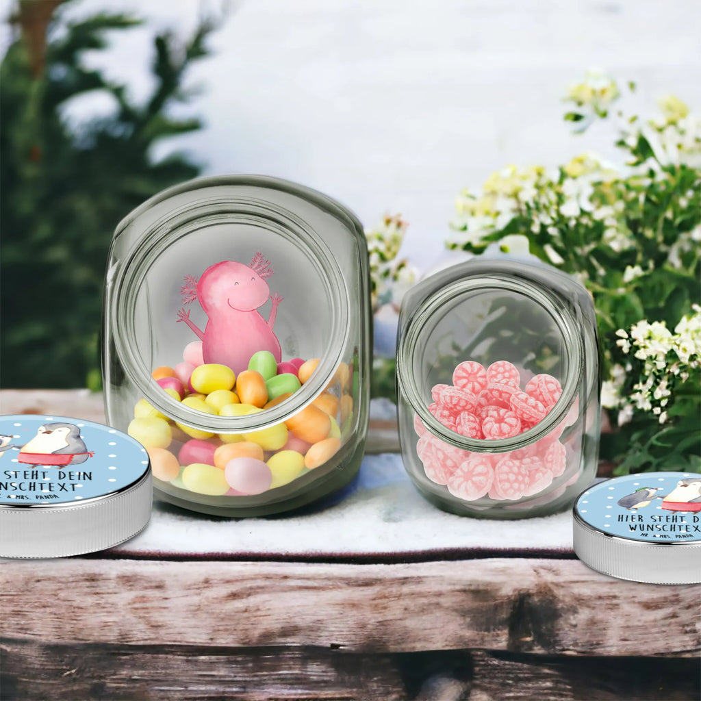 Personalisiertes Bonbonglas Pinguin mit Kind Vorratsdose, Vorratsbehälter, Süßigkeitenglas, Süßigkeitendose, Kaffeedose, Müslidose, Teedose, Keksbehälter, Keksedose, Glasdose, Glasbälter, Vorratsglas, Küchenbehälter, Aufbewahrungsdose, Aufbewahungsglas, Gewürzdose, Küchenorganizer, Snackdose, Familie, Vatertag, Muttertag, Bruder, Schwester, Mama, Papa, Oma, Opa, Geschenk, Mami, Mutti, Mutter, Geburststag