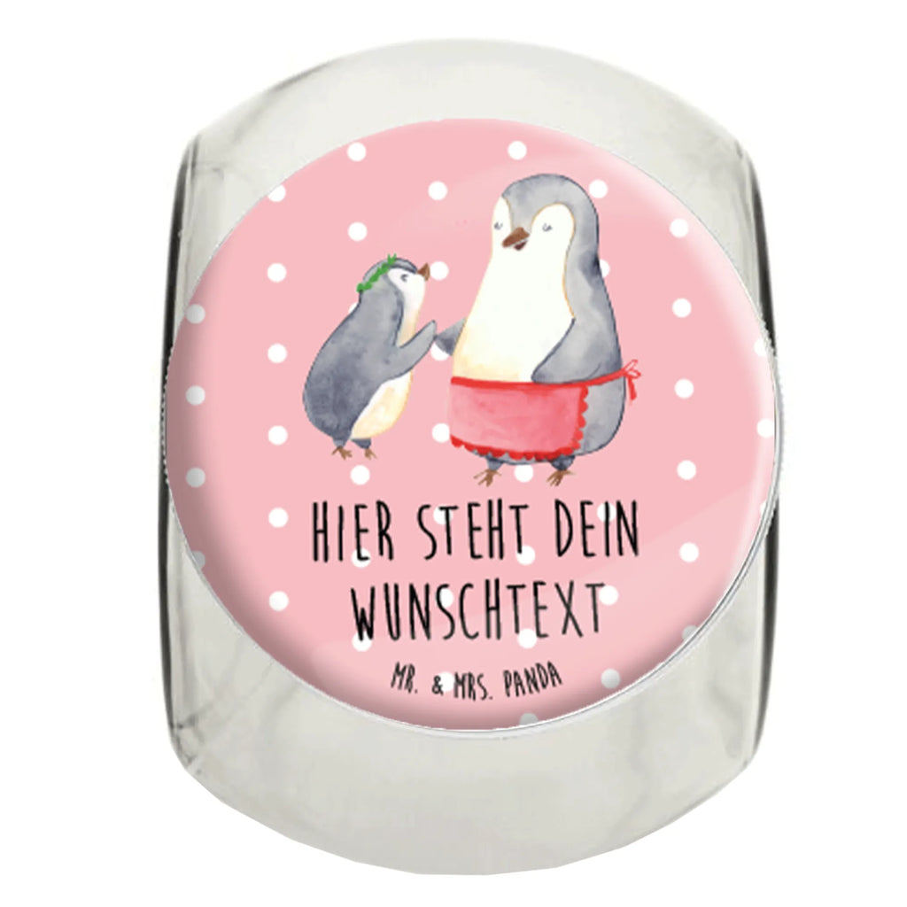 Personalisiertes Bonbonglas Pinguin mit Kind Vorratsdose, Vorratsbehälter, Süßigkeitenglas, Süßigkeitendose, Kaffeedose, Müslidose, Teedose, Keksbehälter, Keksedose, Glasdose, Glasbälter, Vorratsglas, Küchenbehälter, Aufbewahrungsdose, Aufbewahungsglas, Gewürzdose, Küchenorganizer, Snackdose, Familie, Vatertag, Muttertag, Bruder, Schwester, Mama, Papa, Oma, Opa, Geschenk, Mami, Mutti, Mutter, Geburststag