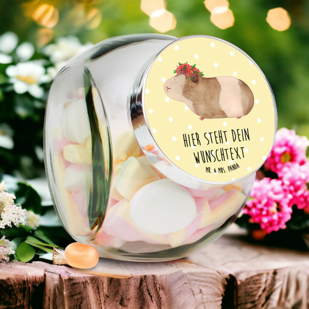 Personalisiertes Bonbonglas Meerschweinchen weise Vorratsdose, Vorratsbehälter, Süßigkeitenglas, Süßigkeitendose, Kaffeedose, Müslidose, Teedose, Keksbehälter, Keksedose, Glasdose, Glasbälter, Vorratsglas, Küchenbehälter, Aufbewahrungsdose, Aufbewahungsglas, Gewürzdose, Küchenorganizer, Snackdose, Tiermotive, Gute Laune, lustige Sprüche, Tiere, Meerschweinchen, Meerie, Meeries, Wunder, Blumenkind, Realität, Spruch, Weisheit, Motivation, Wunderland