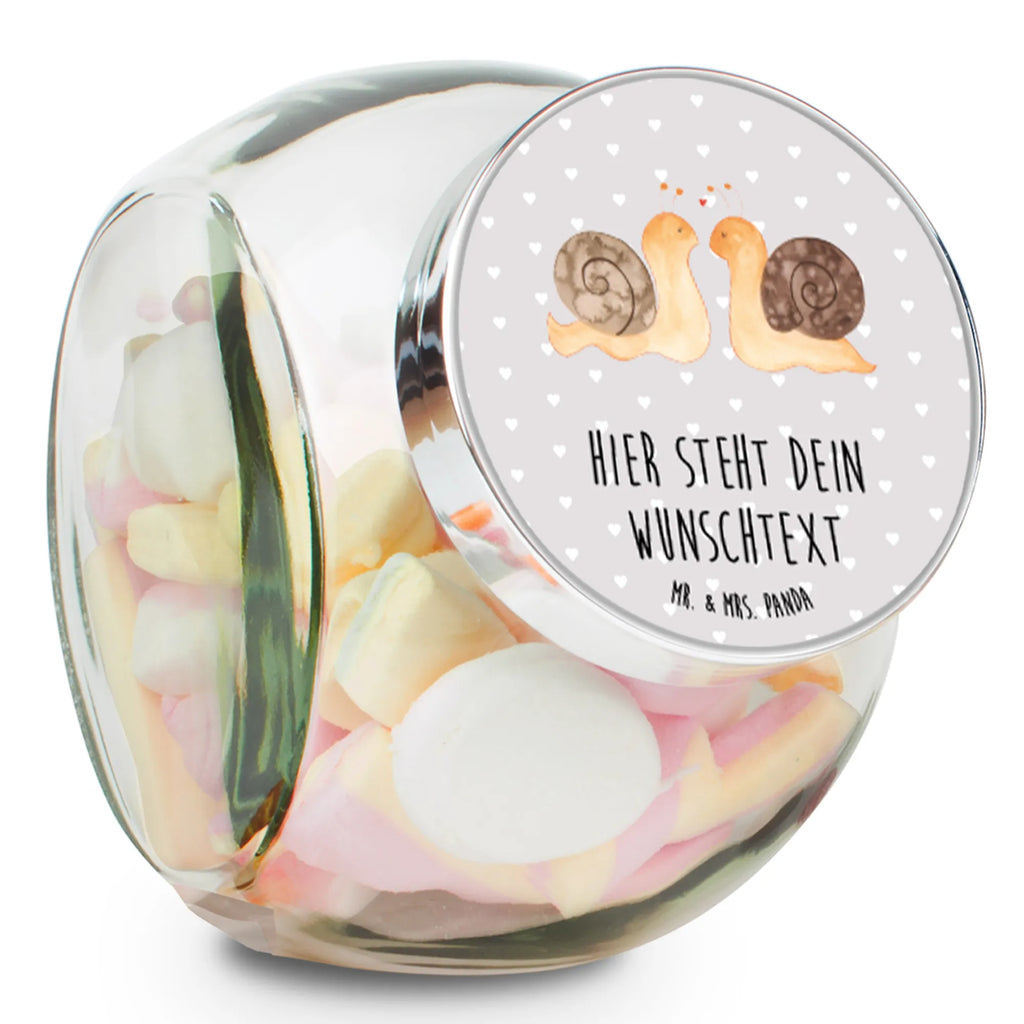 Personalized Candy Jar Snails in love Vorratsdose, Vorratsbehälter, Süßigkeitenglas, Süßigkeitendose, Kaffeedose, Müslidose, Teedose, Keksbehälter, Keksedose, Glasdose, Glasbälter, Vorratsglas, Küchenbehälter, Aufbewahrungsdose, Aufbewahungsglas, Gewürzdose, Küchenorganizer, Snackdose, Liebe, Partner, Freund, Freundin, Ehemann, Ehefrau, Heiraten, Verlobung, Heiratsantrag, Liebesgeschenk, Jahrestag, Hocheitstag
