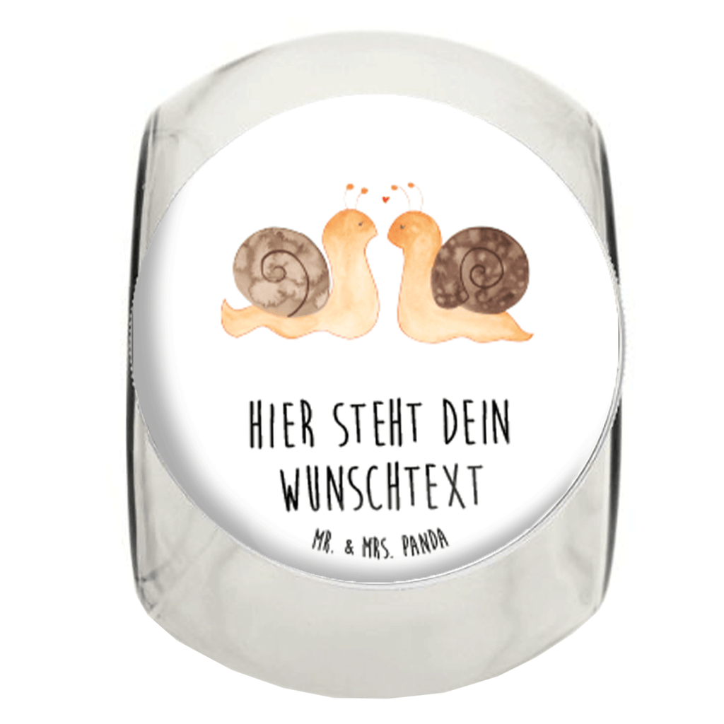 Personalisiertes Bonbonglas Schnecken Liebe Vorratsdose, Vorratsbehälter, Süßigkeitenglas, Süßigkeitendose, Kaffeedose, Müslidose, Teedose, Keksbehälter, Keksedose, Glasdose, Glasbälter, Vorratsglas, Küchenbehälter, Aufbewahrungsdose, Aufbewahungsglas, Gewürzdose, Küchenorganizer, Snackdose, Liebe, Partner, Freund, Freundin, Ehemann, Ehefrau, Heiraten, Verlobung, Heiratsantrag, Liebesgeschenk, Jahrestag, Hocheitstag