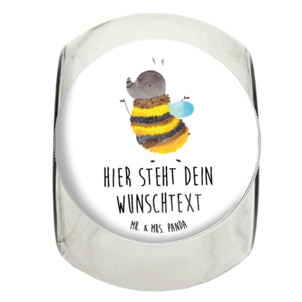 Personalisiertes Bonbonglas Hummel flauschig Vorratsdose, Vorratsbehälter, Süßigkeitenglas, Süßigkeitendose, Kaffeedose, Müslidose, Teedose, Keksbehälter, Keksedose, Glasdose, Glasbälter, Vorratsglas, Küchenbehälter, Aufbewahrungsdose, Aufbewahungsglas, Gewürzdose, Küchenorganizer, Snackdose, Tiermotive, Gute Laune, lustige Sprüche, Tiere, Hummel, Flauschig, Biene, Blume, Natur