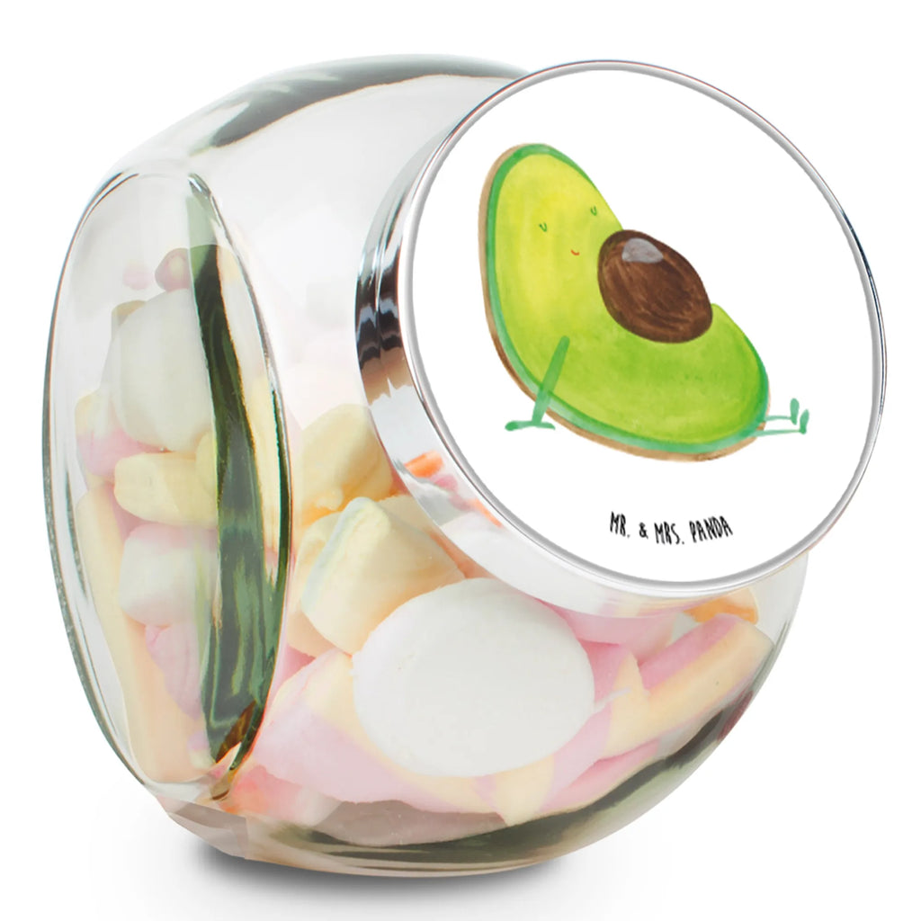 Bonbonglas Avocado schwanger Vorratsdose, Vorratsbehälter, Süßigkeitenglas, Süßigkeitendose, Kaffeedose, Müslidose, Teedose, Keksbehälter, Keksedose, Glasdose, Glasbälter, Vorratsglas, Küchenbehälter, Aufbewahrungsdose, Aufbewahungsglas, Gewürzdose, Küchenorganizer, Snackdose, Avocado, Veggie, Vegan, Gesund, schwanger, Schwangerschaft, Babyparty, Babyshower