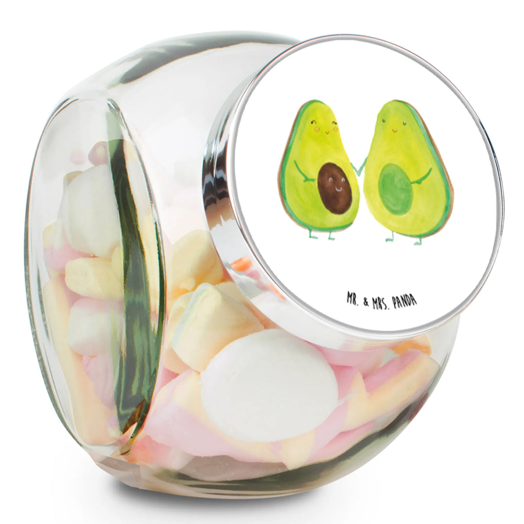 Bonbonglas Avocado Pärchen Vorratsdose, Vorratsbehälter, Süßigkeitenglas, Süßigkeitendose, Kaffeedose, Müslidose, Teedose, Keksbehälter, Keksedose, Glasdose, Glasbälter, Vorratsglas, Küchenbehälter, Aufbewahrungsdose, Aufbewahungsglas, Gewürzdose, Küchenorganizer, Snackdose, Avocado, Veggie, Vegan, Gesund, Avocuddle, Liebe, Schwangerschaft, Familie, Babyshower, Babyparty, Hochzeit, Kinder, Avocados, Geburt