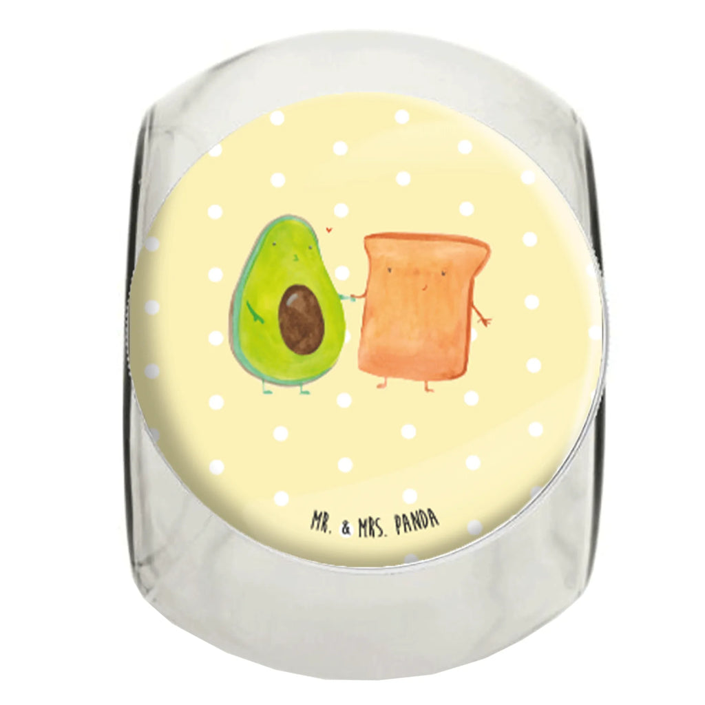 Bonbonglas Avocado + Toast Vorratsdose, Vorratsbehälter, Süßigkeitenglas, Süßigkeitendose, Kaffeedose, Müslidose, Teedose, Keksbehälter, Keksedose, Glasdose, Glasbälter, Vorratsglas, Küchenbehälter, Aufbewahrungsdose, Aufbewahungsglas, Gewürzdose, Küchenorganizer, Snackdose, Avocado, Veggie, Vegan, Gesund, Toast, Toastbrot, Liebespaar, Pärchen, Freund, Freundin, Verlobt, Verlobungsparty, Hochzeit, Hochzeitsgeschenk, Jahrestag, Jahrestagsgeschenk