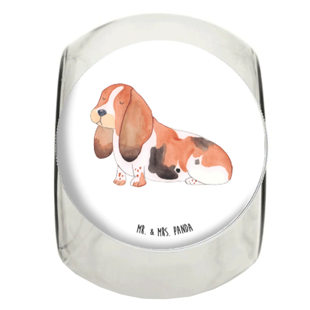 Bonbonglas Hund Basset Hound Vorratsdose, Vorratsbehälter, Süßigkeitenglas, Süßigkeitendose, Kaffeedose, Müslidose, Teedose, Keksbehälter, Keksedose, Glasdose, Glasbälter, Vorratsglas, Küchenbehälter, Aufbewahrungsdose, Aufbewahungsglas, Gewürzdose, Küchenorganizer, Snackdose, Hund, Hundemotiv, Haustier, Hunderasse, Tierliebhaber, Hundebesitzer, Sprüche, Basset Hound, Basset, Hundeliebe, kinderlos