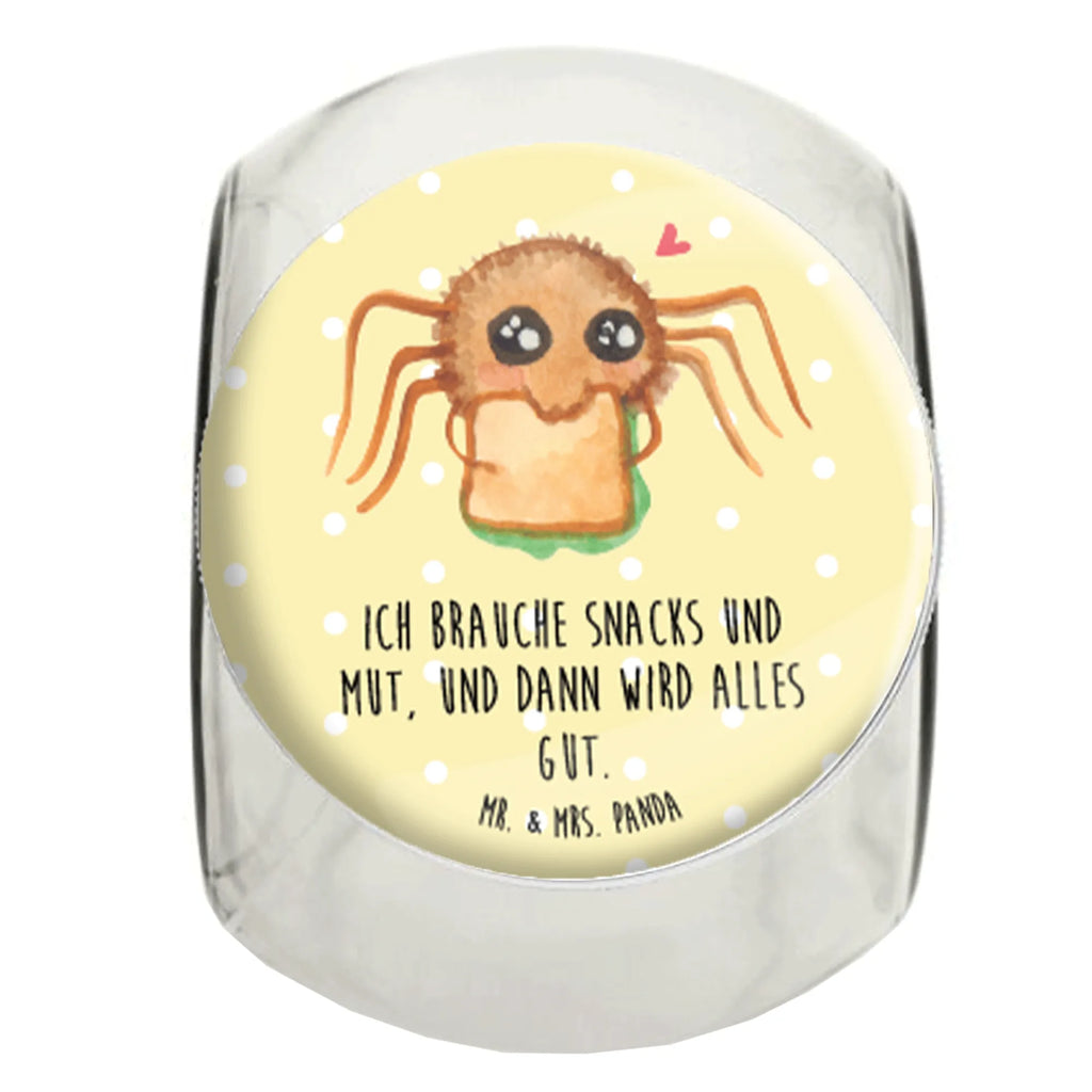Candy Jar Spider Agathe Sandwich Vorratsdose, Vorratsbehälter, Süßigkeitenglas, Süßigkeitendose, Kaffeedose, Müslidose, Teedose, Keksbehälter, Keksedose, Glasdose, Glasbälter, Vorratsglas, Küchenbehälter, Aufbewahrungsdose, Aufbewahungsglas, Gewürzdose, Küchenorganizer, Snackdose, Spinne Agathe, Spinne, Agathe, Videos, Merchandise, Glück, Mut, Hungrig, Verfressen, Lebensfreude, Alles wird gut, Hunger