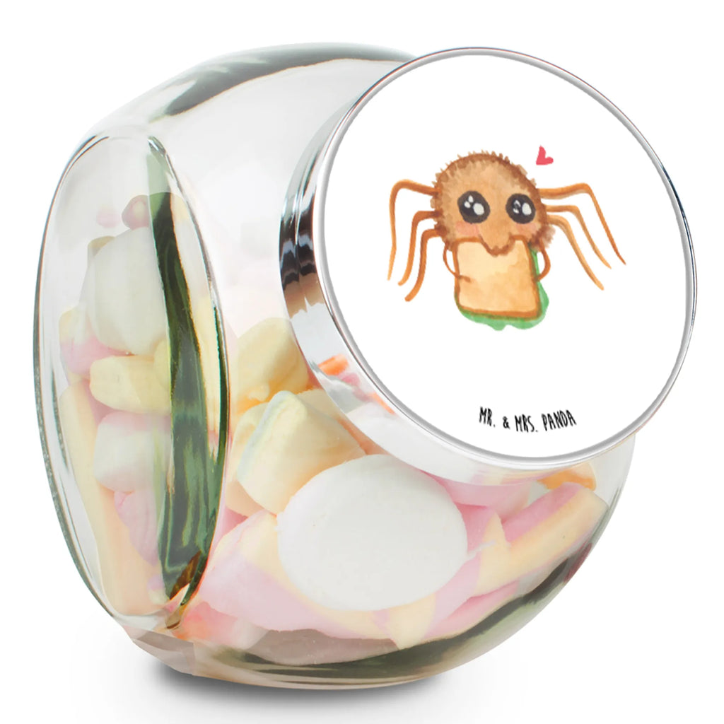 Candy Jar Spider Agathe Sandwich Vorratsdose, Vorratsbehälter, Süßigkeitenglas, Süßigkeitendose, Kaffeedose, Müslidose, Teedose, Keksbehälter, Keksedose, Glasdose, Glasbälter, Vorratsglas, Küchenbehälter, Aufbewahrungsdose, Aufbewahungsglas, Gewürzdose, Küchenorganizer, Snackdose, Spinne Agathe, Spinne, Agathe, Videos, Merchandise, Glück, Mut, Hungrig, Verfressen, Lebensfreude, Alles wird gut, Hunger