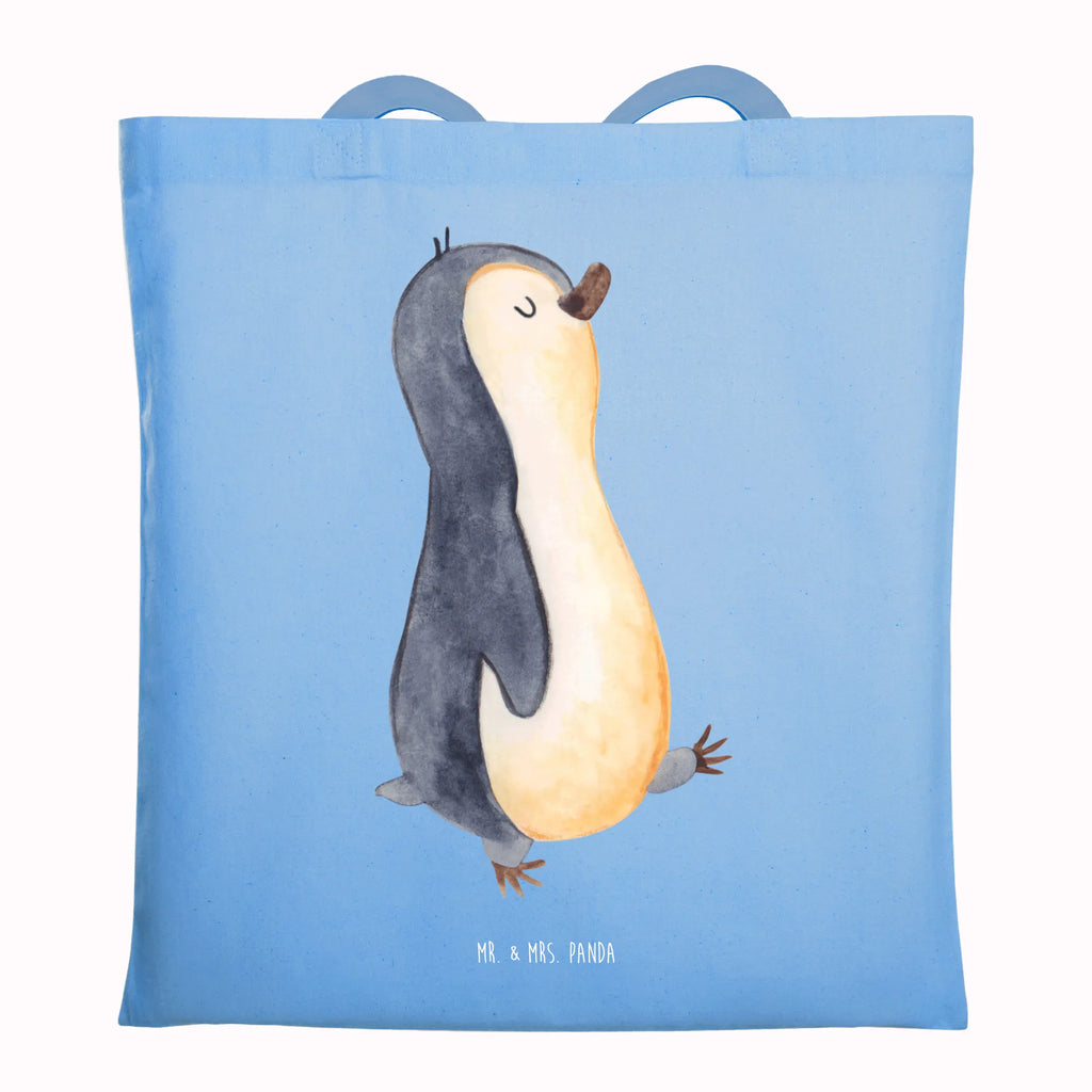 Tragetasche Pinguin marschieren Beuteltasche, Beutel, Einkaufstasche, Jutebeutel, Stoffbeutel, Tasche, Shopper, Umhängetasche, Strandtasche, Schultertasche, Stofftasche, Tragetasche, Badetasche, Jutetasche, Einkaufstüte, Laptoptasche, Pinguin, Pinguine, Frühaufsteher, Langschläfer, Bruder, Schwester, Familie