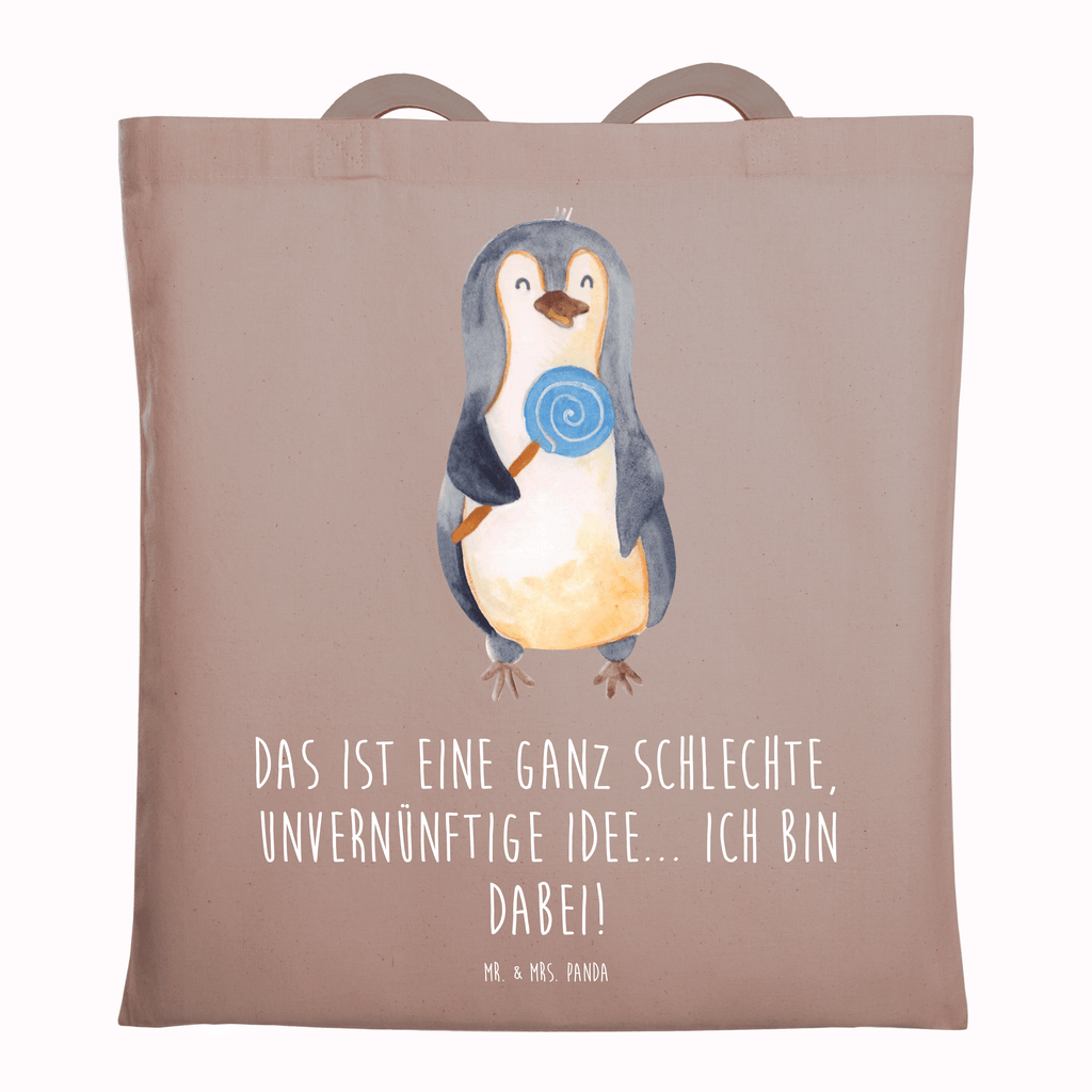 Tragetasche Pinguin Lolli Beuteltasche, Beutel, Einkaufstasche, Jutebeutel, Stoffbeutel, Tasche, Shopper, Umhängetasche, Strandtasche, Schultertasche, Stofftasche, Tragetasche, Badetasche, Jutetasche, Einkaufstüte, Laptoptasche, Pinguin, Pinguine, Lolli, Süßigkeiten, Blödsinn, Spruch, Rebell, Gauner, Ganove, Rabauke