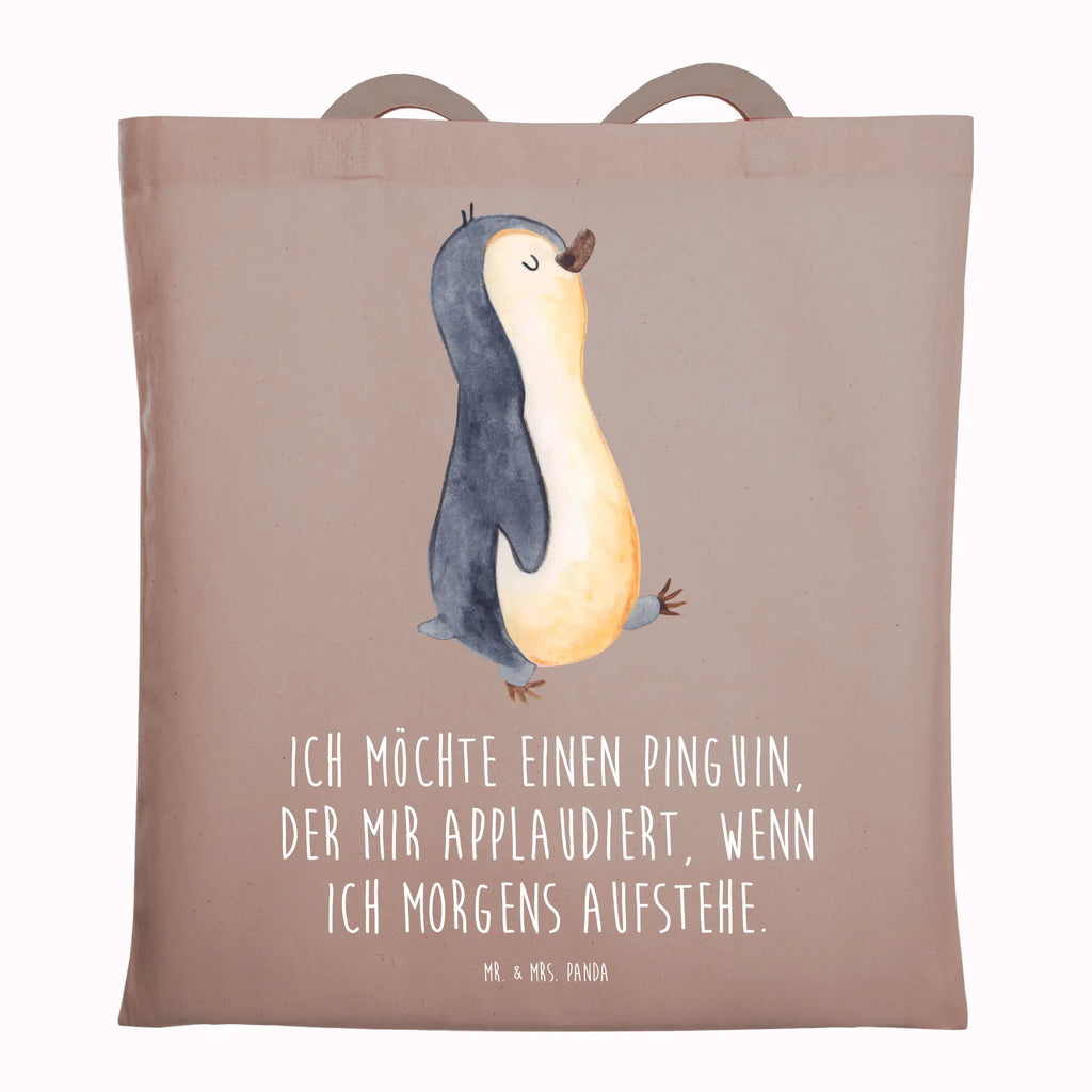 Tragetasche Pinguin marschieren Beuteltasche, Beutel, Einkaufstasche, Jutebeutel, Stoffbeutel, Tasche, Shopper, Umhängetasche, Strandtasche, Schultertasche, Stofftasche, Tragetasche, Badetasche, Jutetasche, Einkaufstüte, Laptoptasche, Pinguin, Pinguine, Frühaufsteher, Langschläfer, Bruder, Schwester, Familie