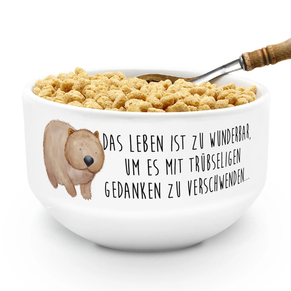 Müslischale Wombat Müslischale, Müslischüssel, Früstücksschüssel, Schüssel, Keramik Schüssel, Dessertschüssel, Salatschüssel, Suppenschüssel, Obstschale, Porzellan Schale, Snackschale, Müsli schalen, Müsli schale, Müslischale Keramik, Müslischalen bunt, Weiße Müslischalen, Bunte Müslischalen, Müslischale Porzellan, Müslischale lustig, Keramik Müslischale, Frühstücksschalen, Schöne Müslischalen, Müslischale mit Spruch, Tiermotive, Gute Laune, lustige Sprüche, Tiere, Wombat, Das Leben ist schön, Motivation, Spruch, Australien