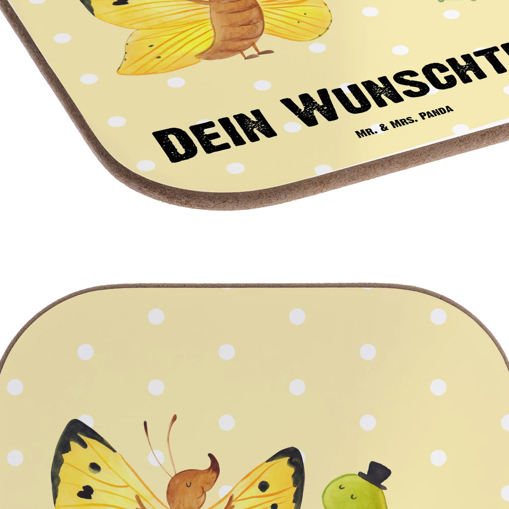 Personalisierte Untersetzer Raupe & Schmetterling Personalisierte Untersetzer, PErsonalisierte Bierdeckel, Personalisierte Glasuntersetzer, Peronalisierte Untersetzer Gläser, Personalisiert Getränkeuntersetzer, Untersetzer mit Namen, Bedrucken, Personalisieren, Namensaufdruck, Tiermotive, Gute Laune, lustige Sprüche, Tiere, Raupe, Schmetterling, Zitronenfalter, Entwicklung, Erwachsen werden, Kokon, Hut, Hütchen, Schönheit, Aufwachsen