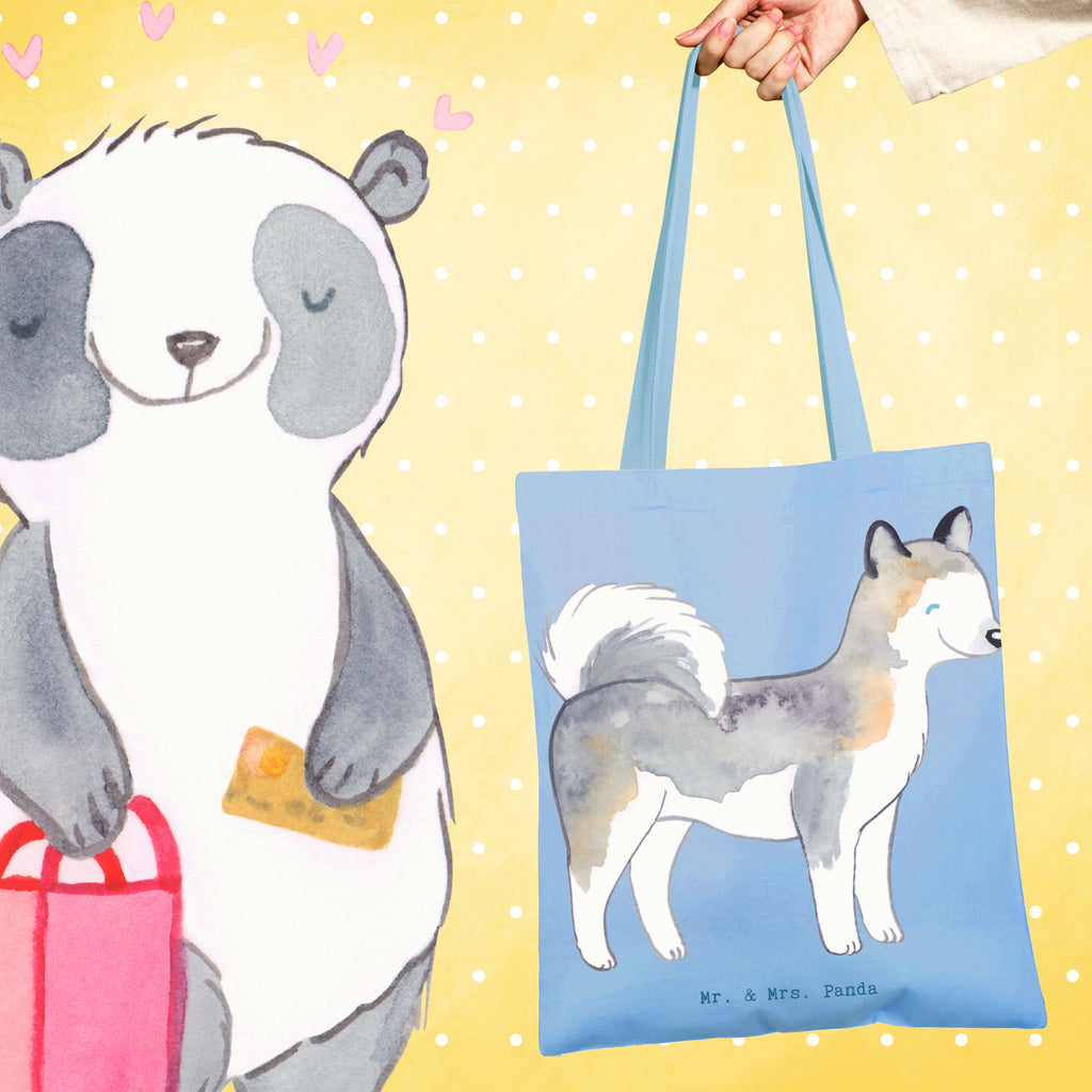 Tragetasche Siberian Husky Moment Beuteltasche, Beutel, Einkaufstasche, Jutebeutel, Stoffbeutel, Tasche, Shopper, Umhängetasche, Strandtasche, Schultertasche, Stofftasche, Tragetasche, Badetasche, Jutetasche, Einkaufstüte, Laptoptasche, Hund, Hunderasse, Rassehund, Hundebesitzer, Geschenk, Tierfreund, Schenken, Welpe, Siberian Husky