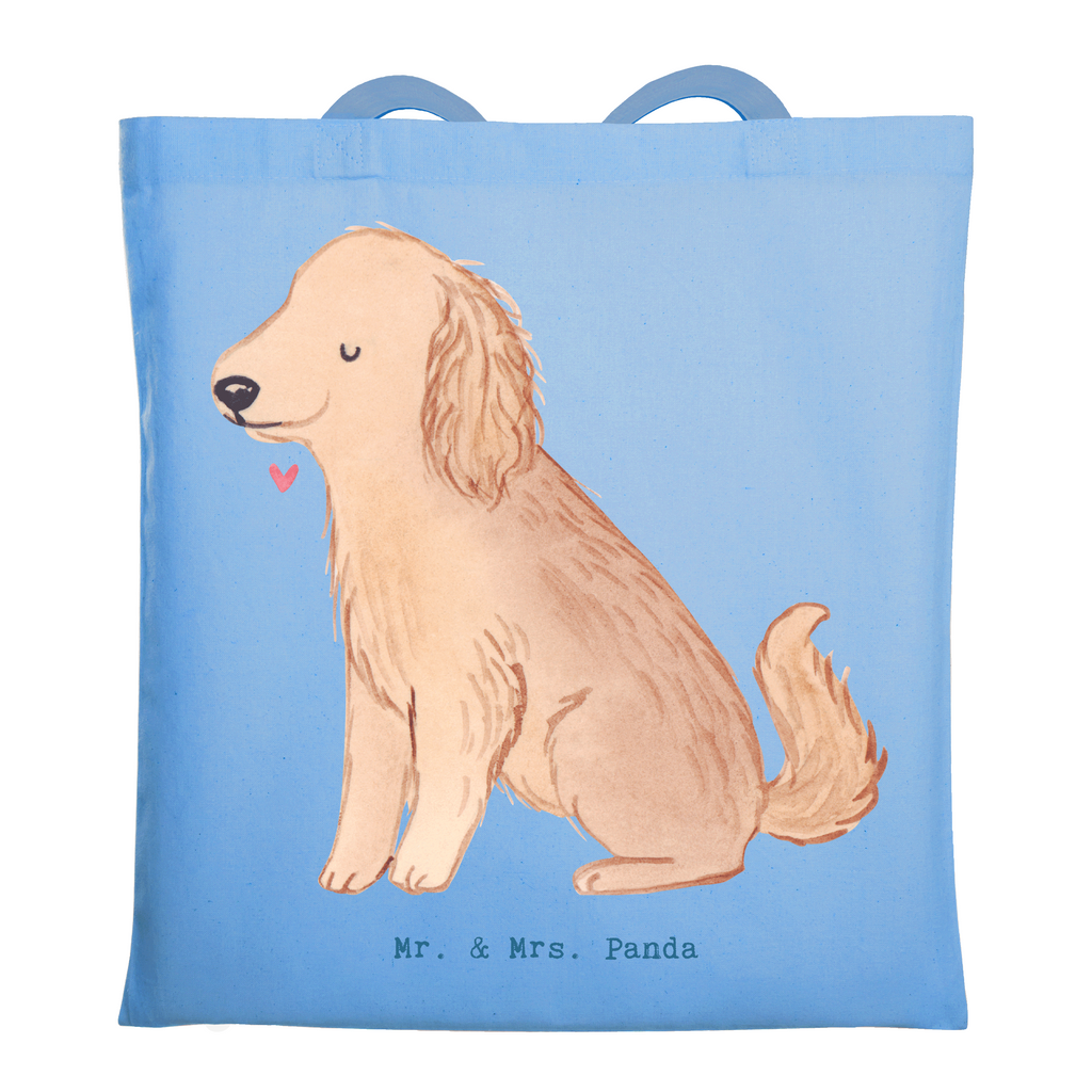 Tragetasche Cocker Spaniel Moment Beuteltasche, Beutel, Einkaufstasche, Jutebeutel, Stoffbeutel, Tasche, Shopper, Umhängetasche, Strandtasche, Schultertasche, Stofftasche, Tragetasche, Badetasche, Jutetasche, Einkaufstüte, Laptoptasche, Hund, Hunderasse, Rassehund, Hundebesitzer, Geschenk, Tierfreund, Schenken, Welpe, Englische Cockerspaniel, Cocker Spaniel