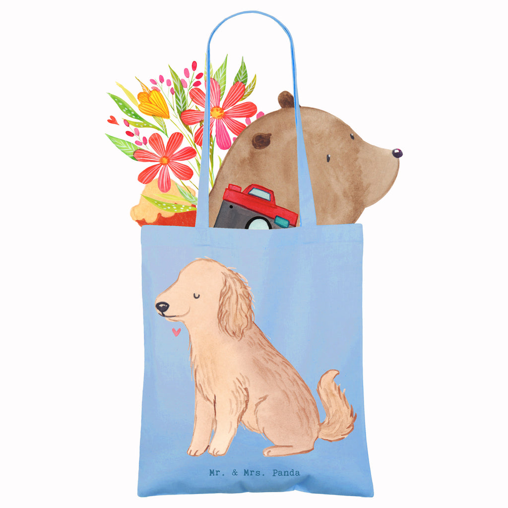 Tragetasche Cocker Spaniel Moment Beuteltasche, Beutel, Einkaufstasche, Jutebeutel, Stoffbeutel, Tasche, Shopper, Umhängetasche, Strandtasche, Schultertasche, Stofftasche, Tragetasche, Badetasche, Jutetasche, Einkaufstüte, Laptoptasche, Hund, Hunderasse, Rassehund, Hundebesitzer, Geschenk, Tierfreund, Schenken, Welpe, Englische Cockerspaniel, Cocker Spaniel