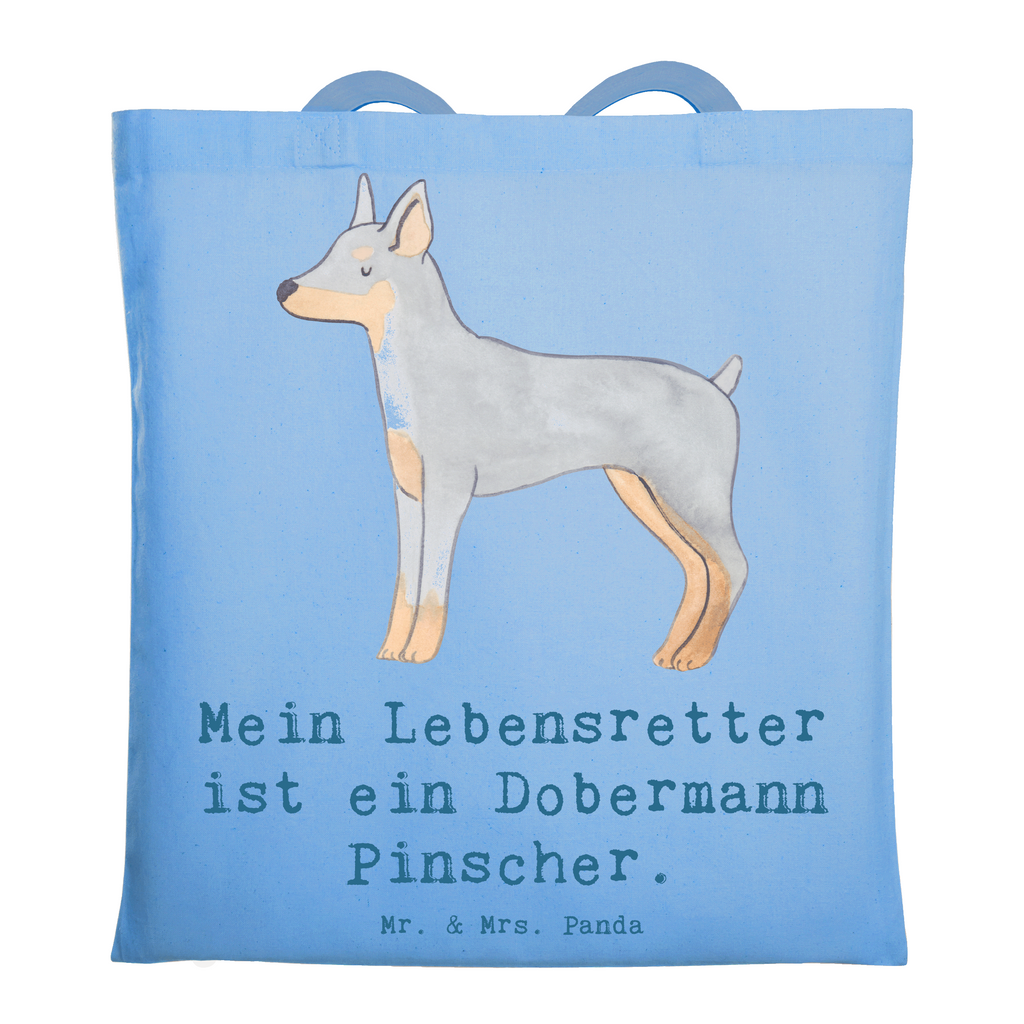 Tragetasche Dobermann Pinscher Lebensretter Beuteltasche, Beutel, Einkaufstasche, Jutebeutel, Stoffbeutel, Tasche, Shopper, Umhängetasche, Strandtasche, Schultertasche, Stofftasche, Tragetasche, Badetasche, Jutetasche, Einkaufstüte, Laptoptasche, Hund, Hunderasse, Rassehund, Hundebesitzer, Geschenk, Tierfreund, Schenken, Welpe, Dobermann Pinscher