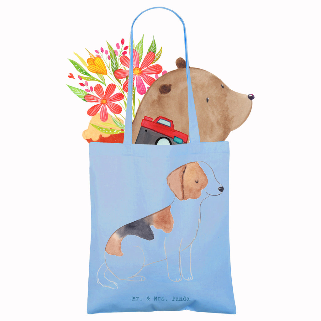 Tragetasche Foxhound Lebensretter Beuteltasche, Beutel, Einkaufstasche, Jutebeutel, Stoffbeutel, Tasche, Shopper, Umhängetasche, Strandtasche, Schultertasche, Stofftasche, Tragetasche, Badetasche, Jutetasche, Einkaufstüte, Laptoptasche, Hund, Hunderasse, Rassehund, Hundebesitzer, Geschenk, Tierfreund, Schenken, Welpe, Foxhound, Jagdhund, Laufhund