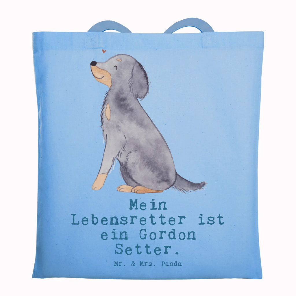 Tragetasche Gordon Setter Lebensretter Beuteltasche, Beutel, Einkaufstasche, Jutebeutel, Stoffbeutel, Tasche, Shopper, Umhängetasche, Strandtasche, Schultertasche, Stofftasche, Tragetasche, Badetasche, Jutetasche, Einkaufstüte, Laptoptasche, Hund, Hunderasse, Rassehund, Hundebesitzer, Geschenk, Tierfreund, Schenken, Welpe, Gordon Shetter, Jagdhund