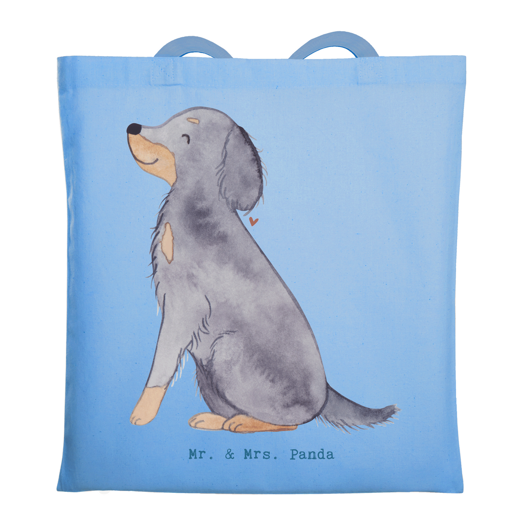 Tragetasche Gordon Setter Lebensretter Beuteltasche, Beutel, Einkaufstasche, Jutebeutel, Stoffbeutel, Tasche, Shopper, Umhängetasche, Strandtasche, Schultertasche, Stofftasche, Tragetasche, Badetasche, Jutetasche, Einkaufstüte, Laptoptasche, Hund, Hunderasse, Rassehund, Hundebesitzer, Geschenk, Tierfreund, Schenken, Welpe, Gordon Shetter, Jagdhund