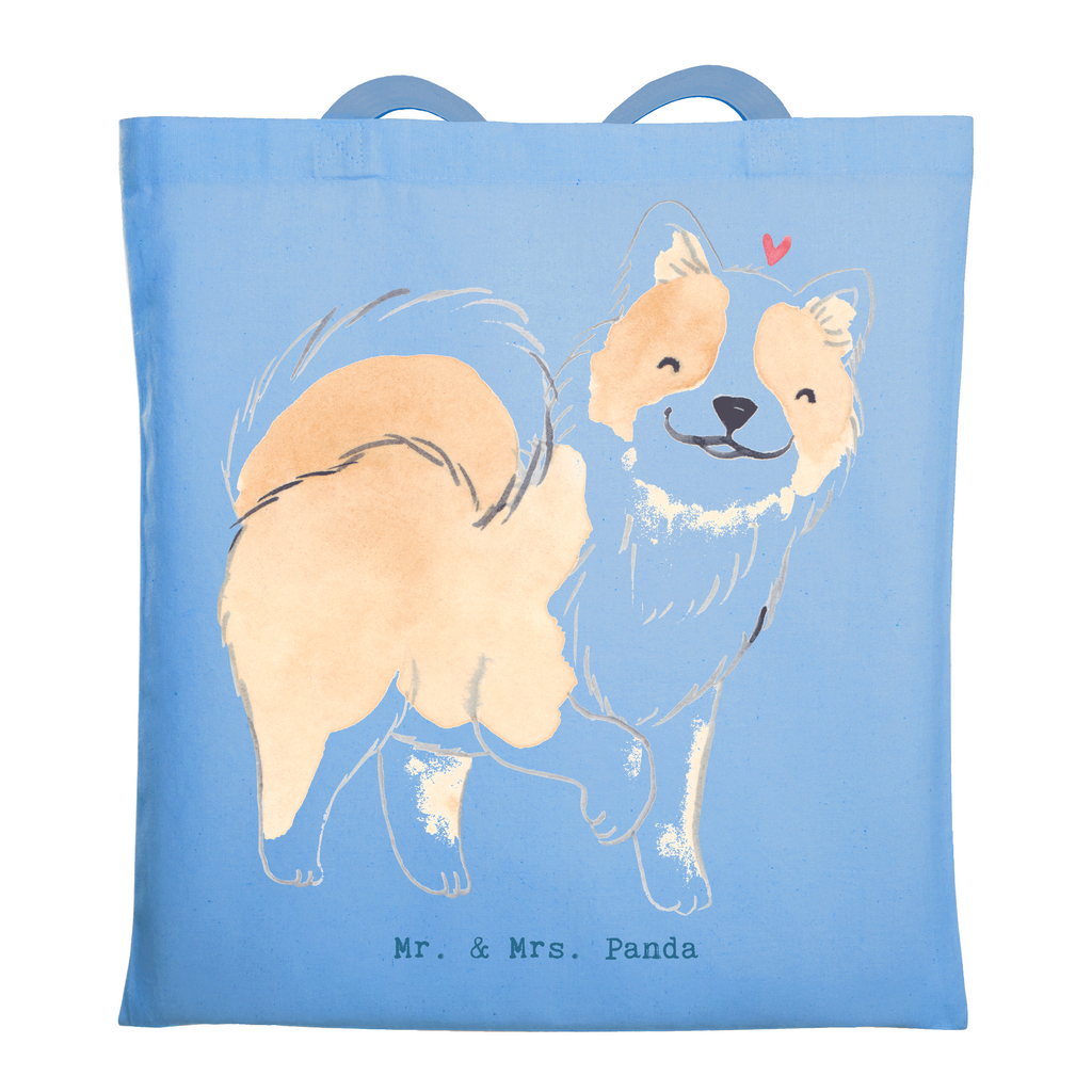 Tragetasche Islandhund Moment Beuteltasche, Beutel, Einkaufstasche, Jutebeutel, Stoffbeutel, Tasche, Shopper, Umhängetasche, Strandtasche, Schultertasche, Stofftasche, Tragetasche, Badetasche, Jutetasche, Einkaufstüte, Laptoptasche, Hund, Hunderasse, Rassehund, Hundebesitzer, Geschenk, Tierfreund, Schenken, Welpe, Islandhund, isländischer Schäferhund