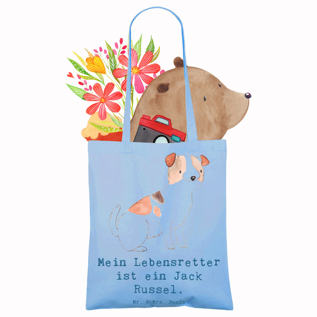 Tragetasche Jack Russel Terrier Lebensretter Beuteltasche, Beutel, Einkaufstasche, Jutebeutel, Stoffbeutel, Tasche, Shopper, Umhängetasche, Strandtasche, Schultertasche, Stofftasche, Tragetasche, Badetasche, Jutetasche, Einkaufstüte, Laptoptasche, Hund, Hunderasse, Rassehund, Hundebesitzer, Geschenk, Tierfreund, Schenken, Welpe, Jack Russel Terrier