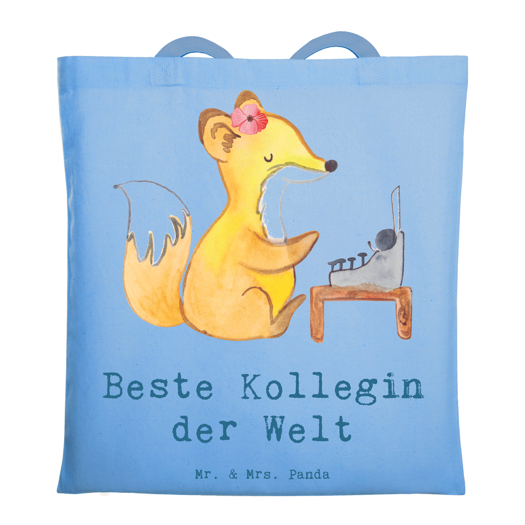 Tragetasche Fuchs Beste Kollegin der Welt Beuteltasche, Beutel, Einkaufstasche, Jutebeutel, Stoffbeutel, Tasche, Shopper, Umhängetasche, Strandtasche, Schultertasche, Stofftasche, Tragetasche, Badetasche, Jutetasche, Einkaufstüte, Laptoptasche, für, Dankeschön, Geschenk, Schenken, Geburtstag, Geburtstagsgeschenk, Geschenkidee, Danke, Bedanken, Mitbringsel, Freude machen, Geschenktipp, Arbeitskollegin, Kollegin, Freundin, Büro, Abschiedsgeschenk, Ruhestand, Arbeit, Mitarbeiterin, Berufsgenossin, Beruf