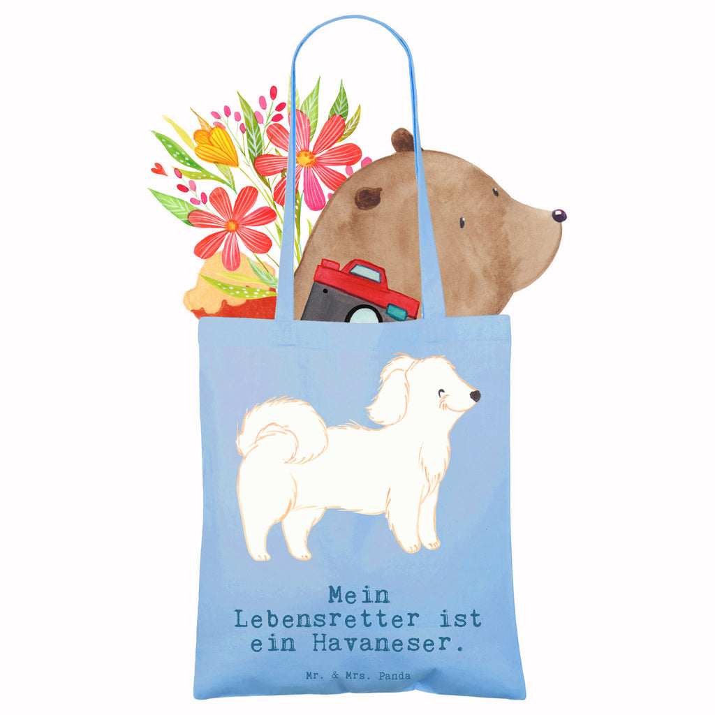 Tragetasche Havaneser Lebensretter Beuteltasche, Beutel, Einkaufstasche, Jutebeutel, Stoffbeutel, Tasche, Shopper, Umhängetasche, Strandtasche, Schultertasche, Stofftasche, Tragetasche, Badetasche, Jutetasche, Einkaufstüte, Laptoptasche, Hund, Hunderasse, Rassehund, Hundebesitzer, Geschenk, Tierfreund, Schenken, Welpe, Havaneser, Havi, Bichon Havanais, Bichón Habanero