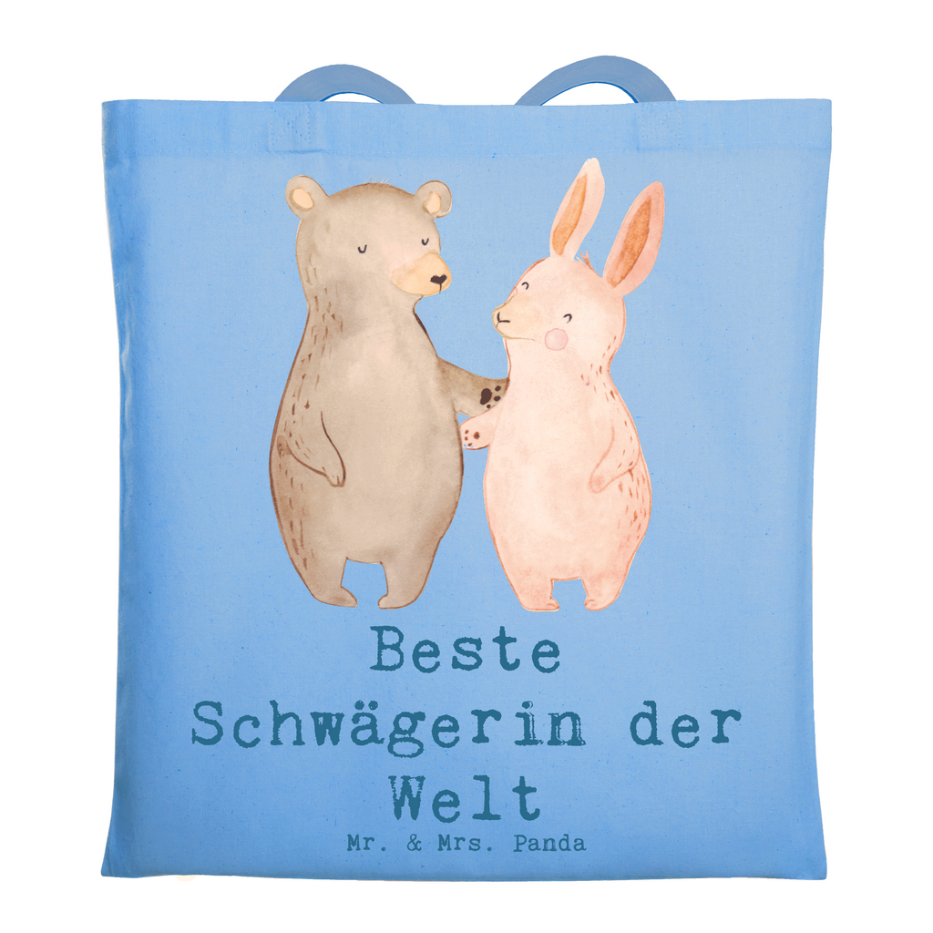 Tragetasche Hase Beste Schwägerin der Welt Beuteltasche, Beutel, Einkaufstasche, Jutebeutel, Stoffbeutel, Tasche, Shopper, Umhängetasche, Strandtasche, Schultertasche, Stofftasche, Tragetasche, Badetasche, Jutetasche, Einkaufstüte, Laptoptasche, für, Dankeschön, Geschenk, Schenken, Geburtstag, Geburtstagsgeschenk, Geschenkidee, Danke, Bedanken, Mitbringsel, Freude machen, Geschenktipp, Mitbewohnerin, WG, Zimmernachbarin, Wohngemeinschaft, WG-Bewohnerin, Zimmerkollegin, Zimmergenossin, Stubenkameradin