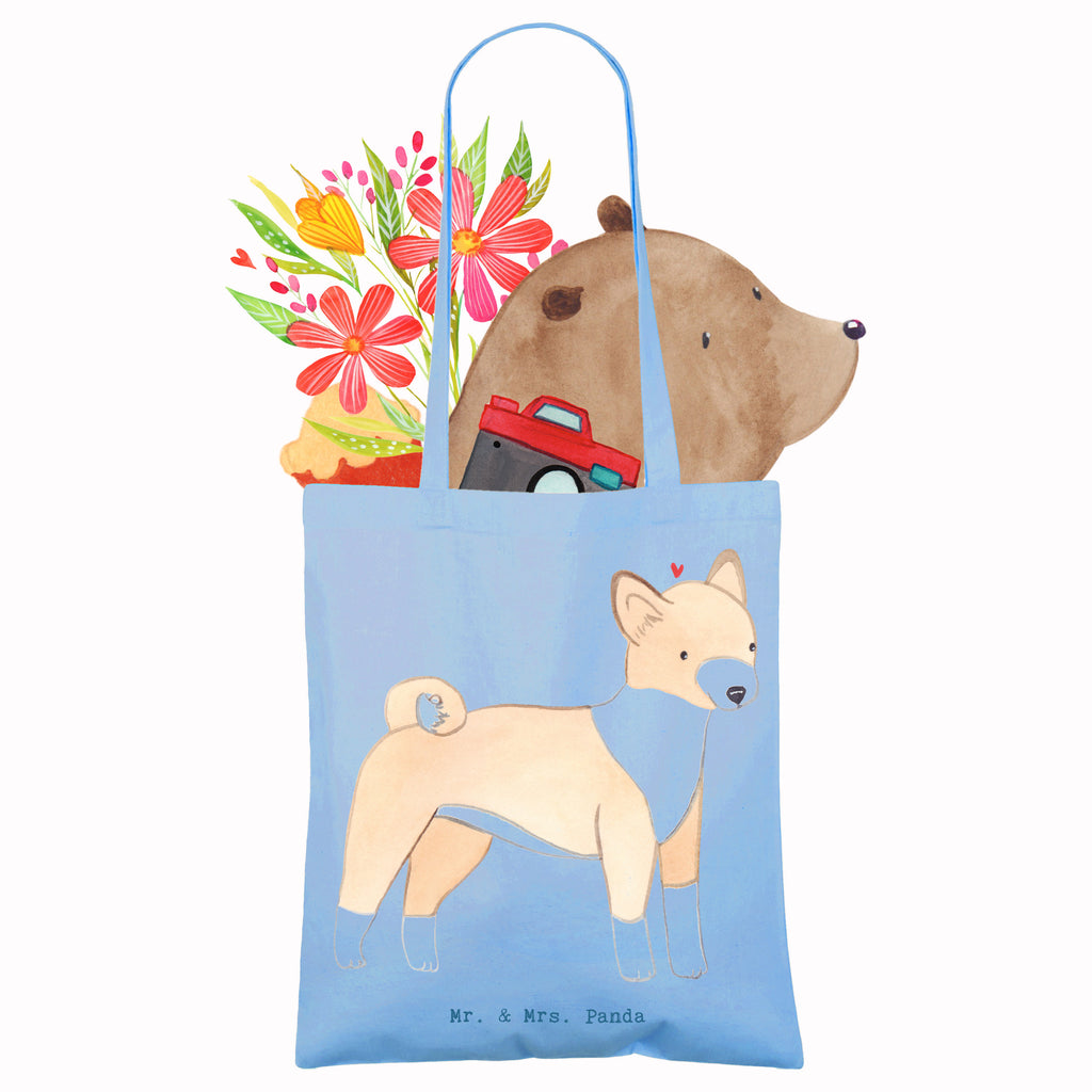 Tragetasche Basenji Lebensretter Beuteltasche, Beutel, Einkaufstasche, Jutebeutel, Stoffbeutel, Tasche, Shopper, Umhängetasche, Strandtasche, Schultertasche, Stofftasche, Tragetasche, Badetasche, Jutetasche, Einkaufstüte, Laptoptasche, Hund, Hunderasse, Rassehund, Hundebesitzer, Geschenk, Tierfreund, Schenken, Welpe, Kongo-Terrier, Basenji