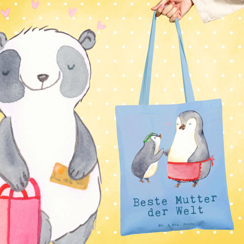 Tragetasche Pinguin Beste Mutter der Welt Beuteltasche, Beutel, Einkaufstasche, Jutebeutel, Stoffbeutel, Tasche, Shopper, Umhängetasche, Strandtasche, Schultertasche, Stofftasche, Tragetasche, Badetasche, Jutetasche, Einkaufstüte, Laptoptasche, für, Dankeschön, Geschenk, Schenken, Geburtstag, Geburtstagsgeschenk, Geschenkidee, Danke, Bedanken, Mitbringsel, Freude machen, Geschenktipp, Mama, Mami, Mutter, Muttertag, Mutti, Ma, Tochter, Sohn, Beste Mama, Beste, Supermama