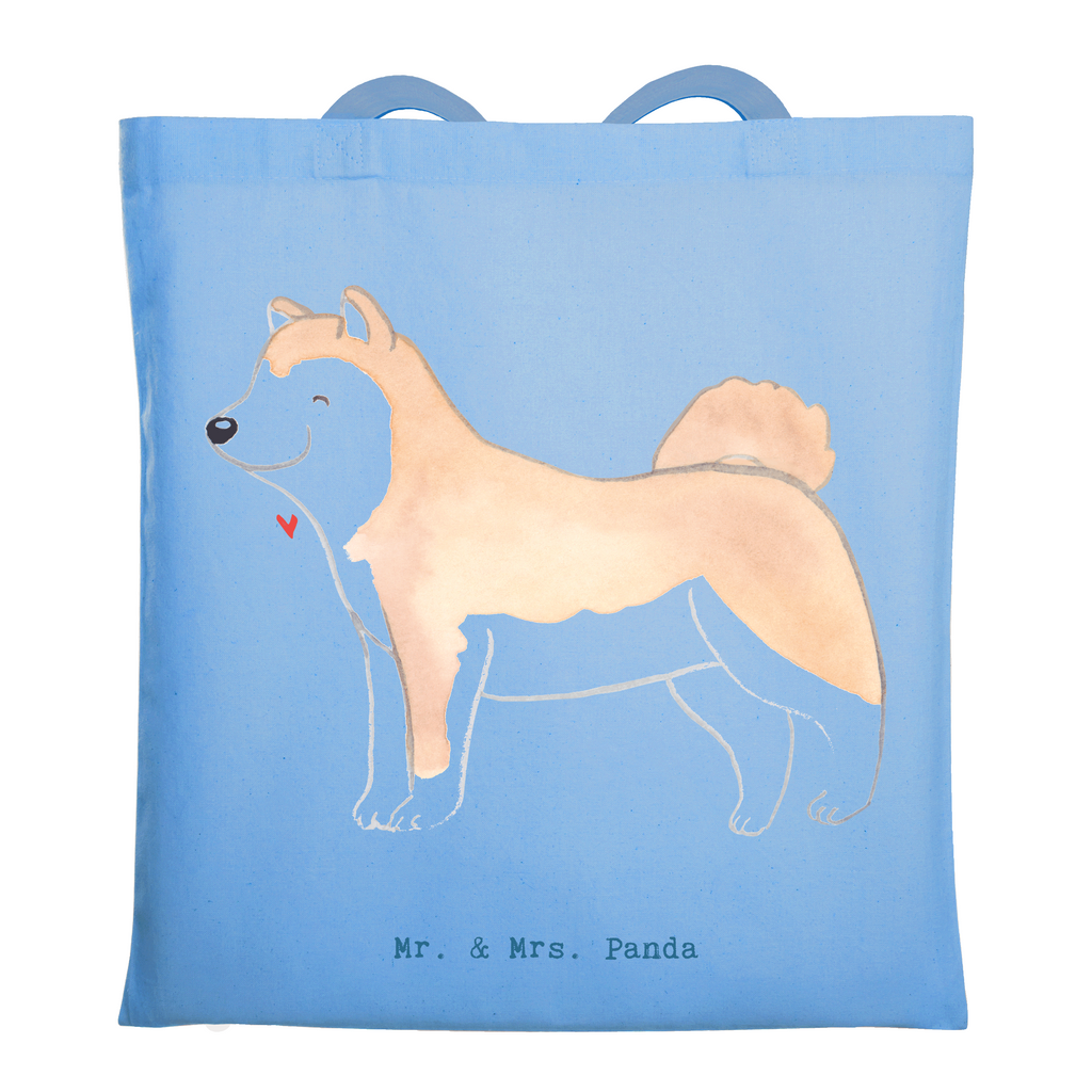 Tragetasche Akita Inu Moment Beuteltasche, Beutel, Einkaufstasche, Jutebeutel, Stoffbeutel, Tasche, Shopper, Umhängetasche, Strandtasche, Schultertasche, Stofftasche, Tragetasche, Badetasche, Jutetasche, Einkaufstüte, Laptoptasche, Hund, Hunderasse, Rassehund, Hundebesitzer, Geschenk, Tierfreund, Schenken, Welpe, Akita Ken, Japanischer Akita, Akita-Inu, Akita Inu