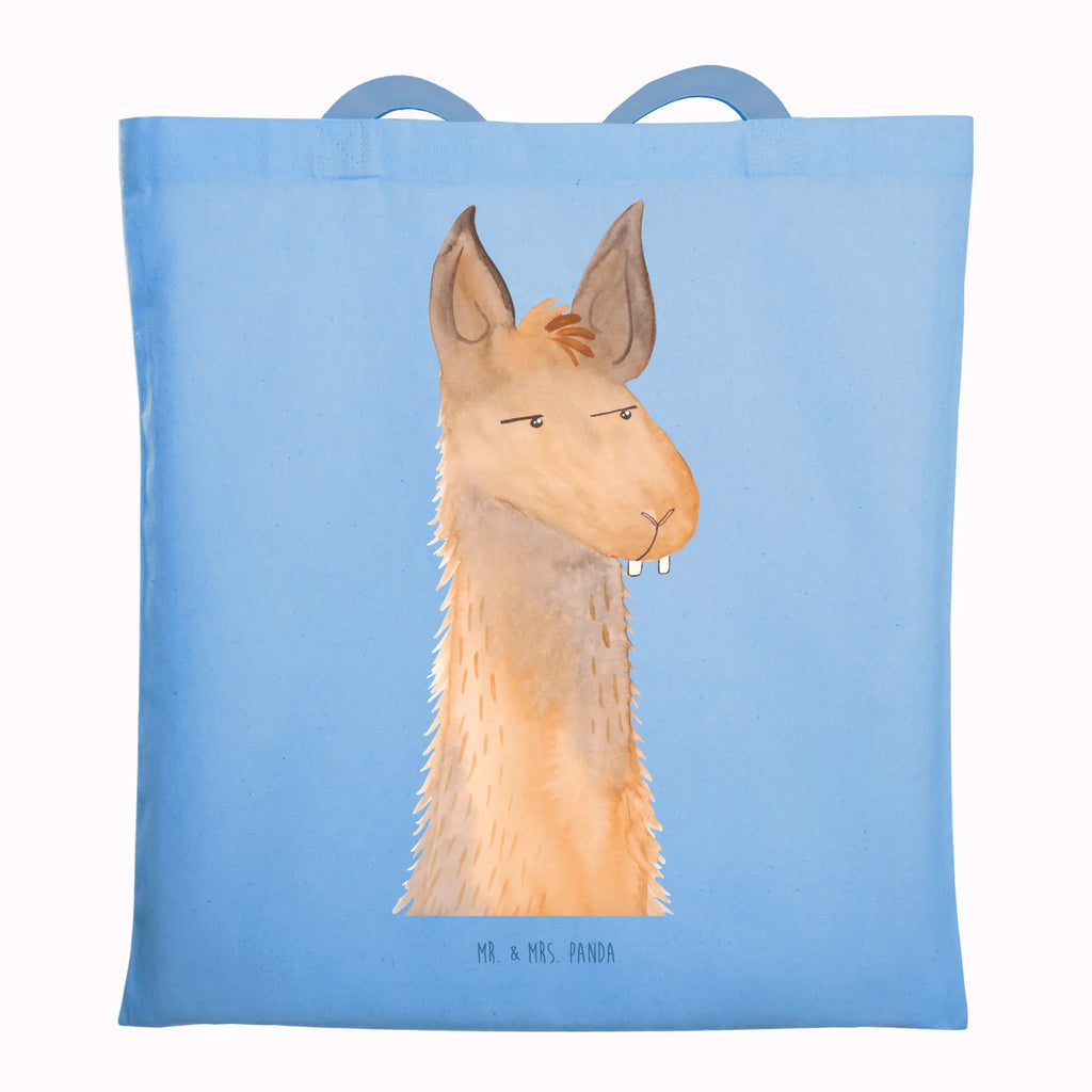 Tote bag llama head Annoyed Beuteltasche, Beutel, Einkaufstasche, Jutebeutel, Stoffbeutel, Tasche, Shopper, Umhängetasche, Strandtasche, Schultertasche, Stofftasche, Tragetasche, Badetasche, Jutetasche, Einkaufstüte, Laptoptasche, Lama, Alpaka, Lamas, Recht haben, genervt sein, Freundin, beste Freundin, Partnerin, Büro, Büroalltag, Chef, Chefin, Azubi