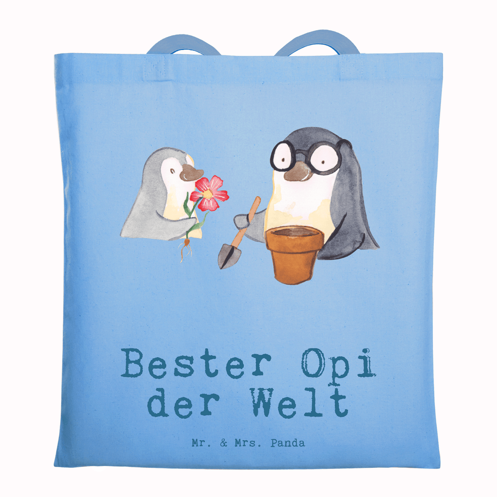 Tragetasche Pinguin Bester Opi der Welt Beuteltasche, Beutel, Einkaufstasche, Jutebeutel, Stoffbeutel, Tasche, Shopper, Umhängetasche, Strandtasche, Schultertasche, Stofftasche, Tragetasche, Badetasche, Jutetasche, Einkaufstüte, Laptoptasche, für, Dankeschön, Geschenk, Schenken, Geburtstag, Geburtstagsgeschenk, Geschenkidee, Danke, Bedanken, Mitbringsel, Freude machen, Geschenktipp, Großvater, Grossvater, Opa, Opi. Großpapa, Großeltern, Nichte, Neffe, Kleinigkeit, Oppa, Oppi, Bester