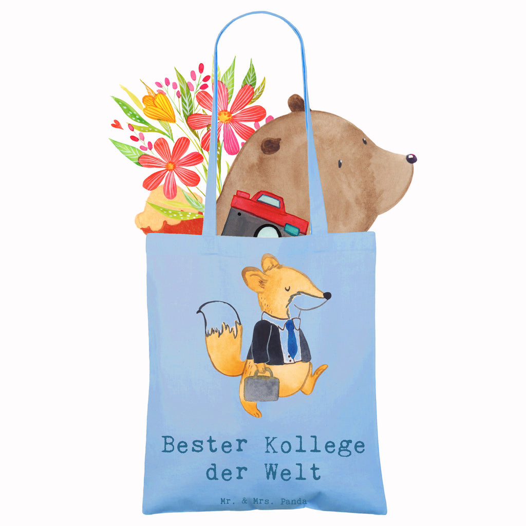 Tragetasche Fuchs Bester Kollege der Welt Beuteltasche, Beutel, Einkaufstasche, Jutebeutel, Stoffbeutel, Tasche, Shopper, Umhängetasche, Strandtasche, Schultertasche, Stofftasche, Tragetasche, Badetasche, Jutetasche, Einkaufstüte, Laptoptasche, für, Dankeschön, Geschenk, Schenken, Geburtstag, Geburtstagsgeschenk, Geschenkidee, Danke, Bedanken, Mitbringsel, Freude machen, Geschenktipp, Arbeitskollege, Kollege, Büro, Abschiedsgeschenk, Ruhestand, Arbeit, Mitarbeiter, Berufsgenosse, Beruf