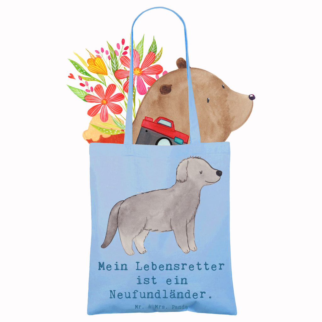 Tragetasche Neufundländer Lebensretter Beuteltasche, Beutel, Einkaufstasche, Jutebeutel, Stoffbeutel, Tasche, Shopper, Umhängetasche, Strandtasche, Schultertasche, Stofftasche, Tragetasche, Badetasche, Jutetasche, Einkaufstüte, Laptoptasche, Hund, Hunderasse, Rassehund, Hundebesitzer, Geschenk, Tierfreund, Schenken, Welpe, Neufundländer, Newfoundland