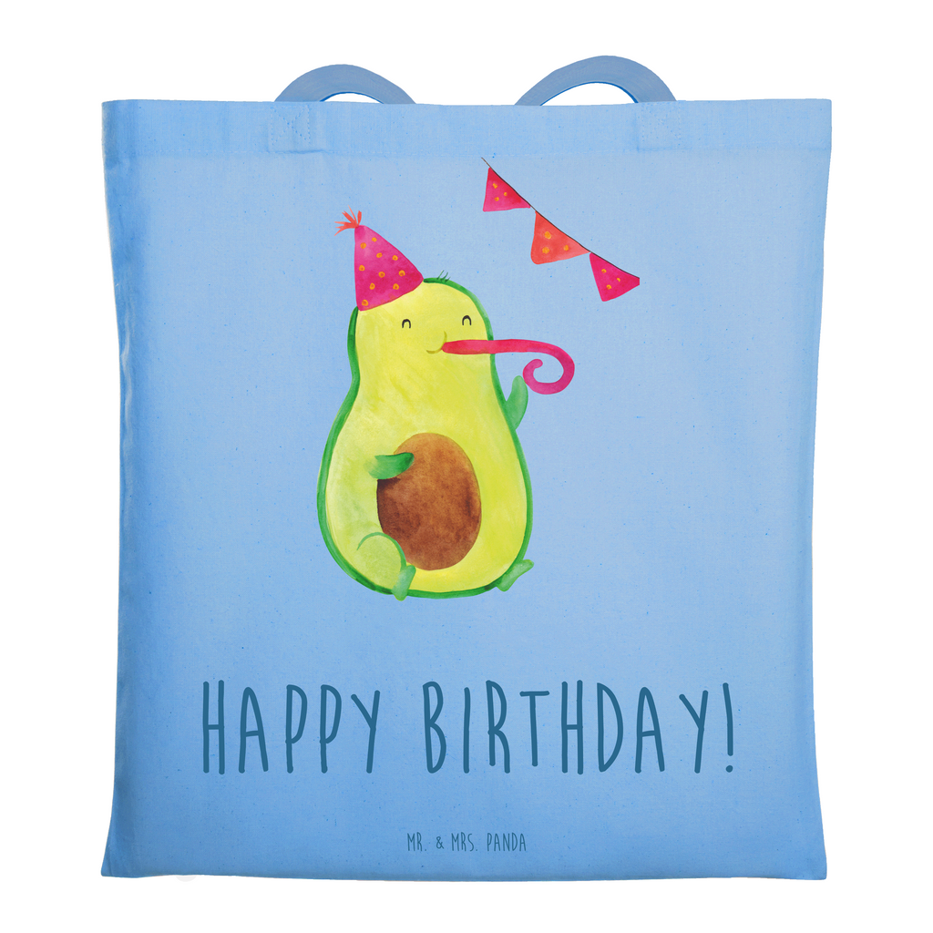 Tragetasche Avocado Birthday Beuteltasche, Beutel, Einkaufstasche, Jutebeutel, Stoffbeutel, Tasche, Shopper, Umhängetasche, Strandtasche, Schultertasche, Stofftasche, Tragetasche, Badetasche, Jutetasche, Einkaufstüte, Laptoptasche, Avocado, Veggie, Vegan, Gesund