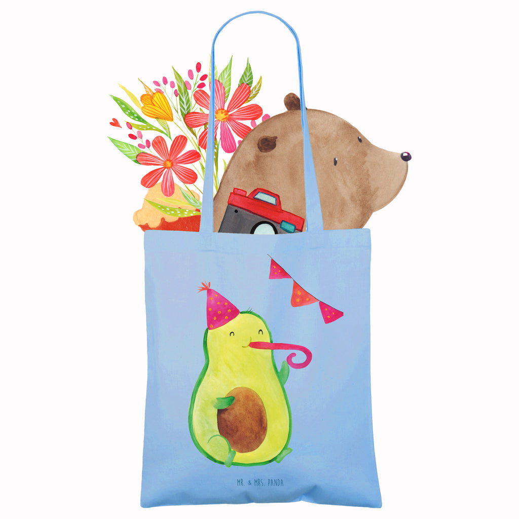 Tragetasche Avocado Birthday Beuteltasche, Beutel, Einkaufstasche, Jutebeutel, Stoffbeutel, Tasche, Shopper, Umhängetasche, Strandtasche, Schultertasche, Stofftasche, Tragetasche, Badetasche, Jutetasche, Einkaufstüte, Laptoptasche, Avocado, Veggie, Vegan, Gesund